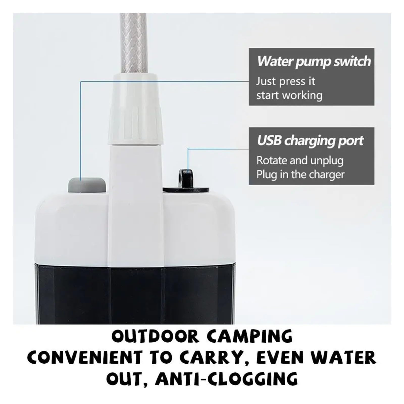 Campingdusche Elektrische Campingdusche for den Außenbereich Festival