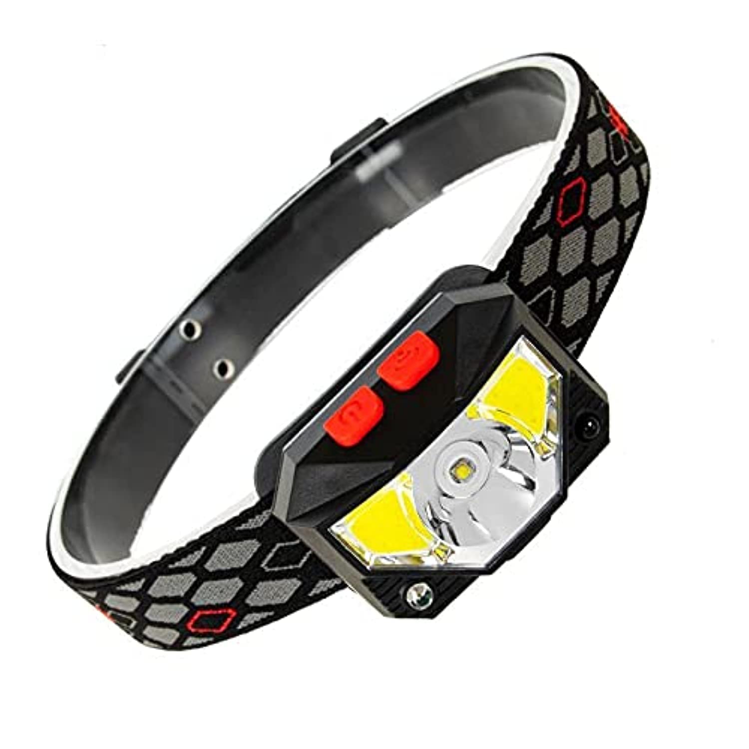 ORiTiRechargeable Headlamp Flashlight, 800 Lumens Motion Sensor Head Lamp, IPX4 Waterproof, Bright White Cree Led & Red Light, Perfect for Running, Camping, Hiking & More