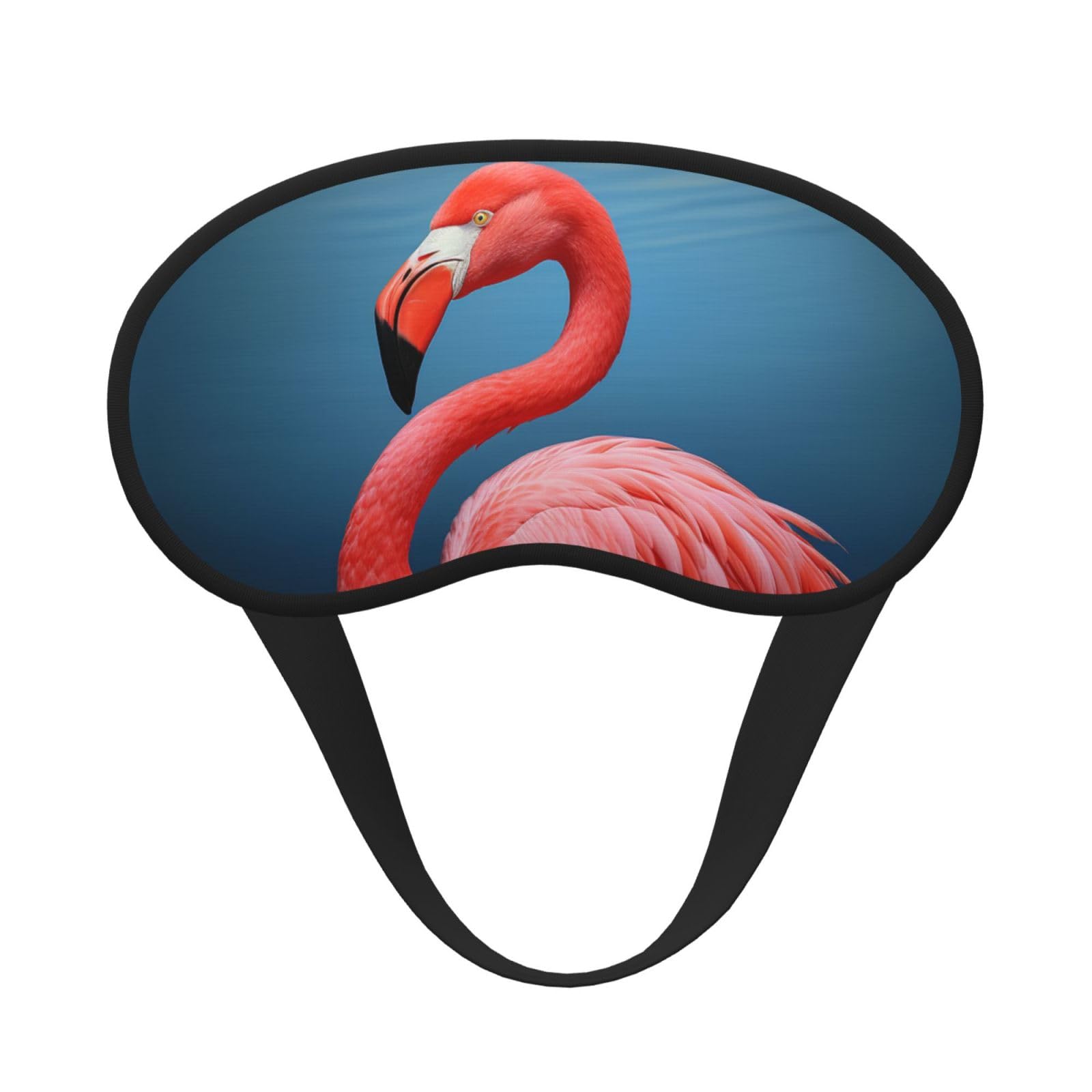 Sleep Mask for Side Sleeper Silk Sleeping Eye Masks with Elastic Strap Super Soft Eye Sleep Shade Cover Animal Flamingo Blackout Night Blindfold for Women Men Travel