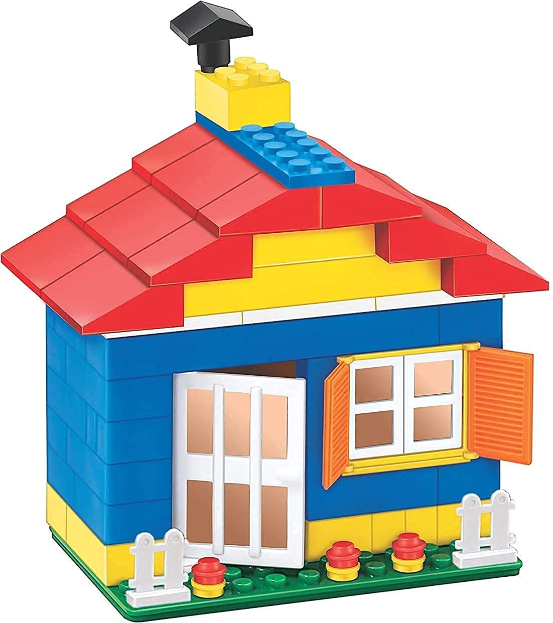 H&H Creation Blocks for Kids 109+ Pcs Building Blocks,Creative Learning Educational Toy for Kids Puzzle Assembling Building Unbreakable Toy Set (Multicolor)