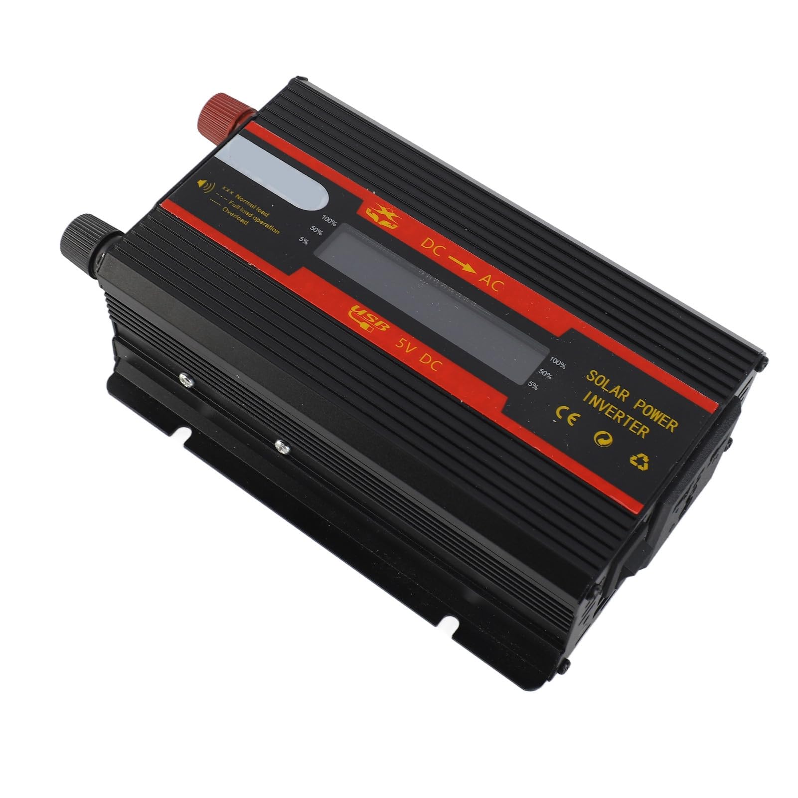 [3000W Falownika samochodu] Przetwornik Mocy 12 V do 220 V z Wyświetlaczem LCD i aluminiową skorupą Premium na Laptopy, Lodówki i Elektroniki
