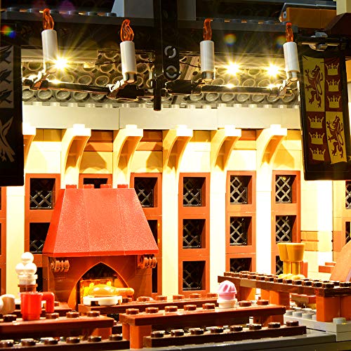 BRIKSMAX Led Beleuchtungsset für Harry Potter–Die große Halle von Hogwarts, Kompatibel Mit Lego 75954 Bausteinen Modell - Ohne Lego Set… – Bild 5