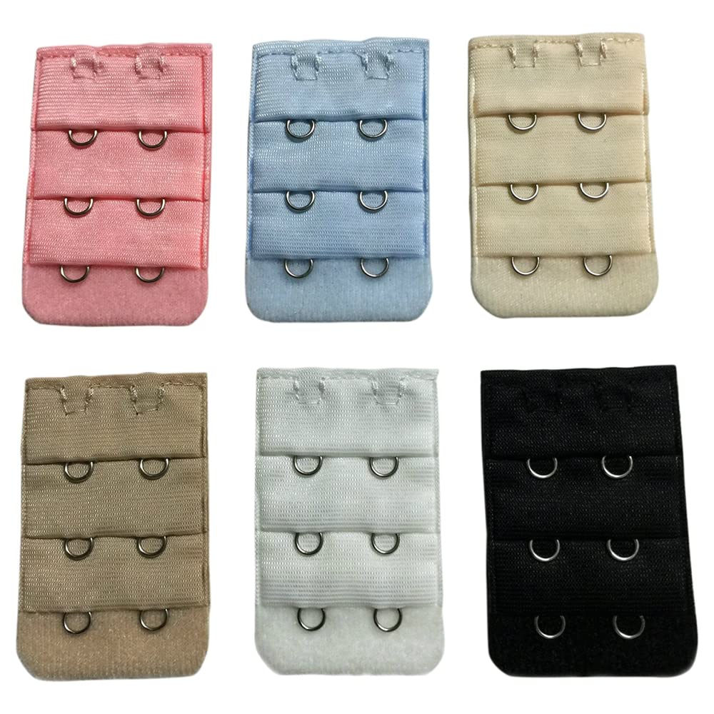 ブラジャー・ブラ拡張パーツ ブラジャー 延長ホック 延長 ホック フック 2段 選べる27色