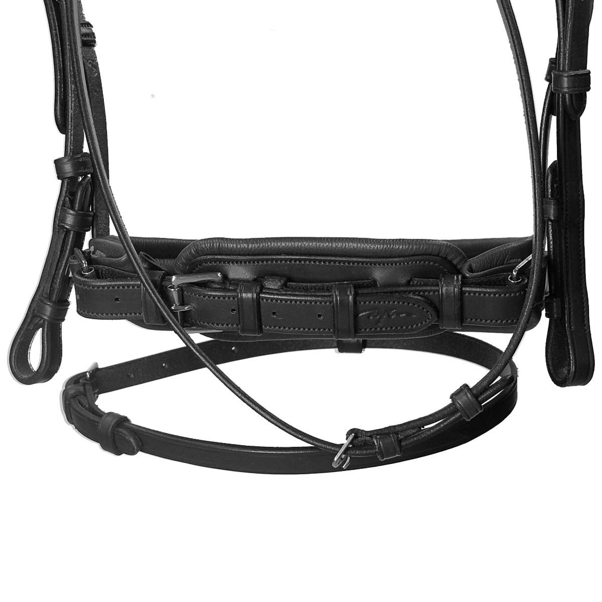 Dy'on Bridon Dressage Crank Flash Medium - Black - COB