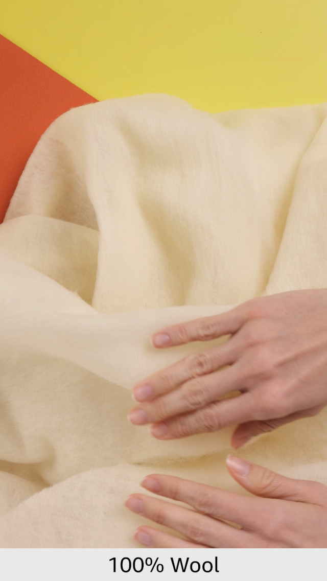 Heirloom Premium Ovatta In Falda - Batting Per Trapunte 80% Cotone 20% Poliestere, 228.9x278.9 Cm - Foto 3