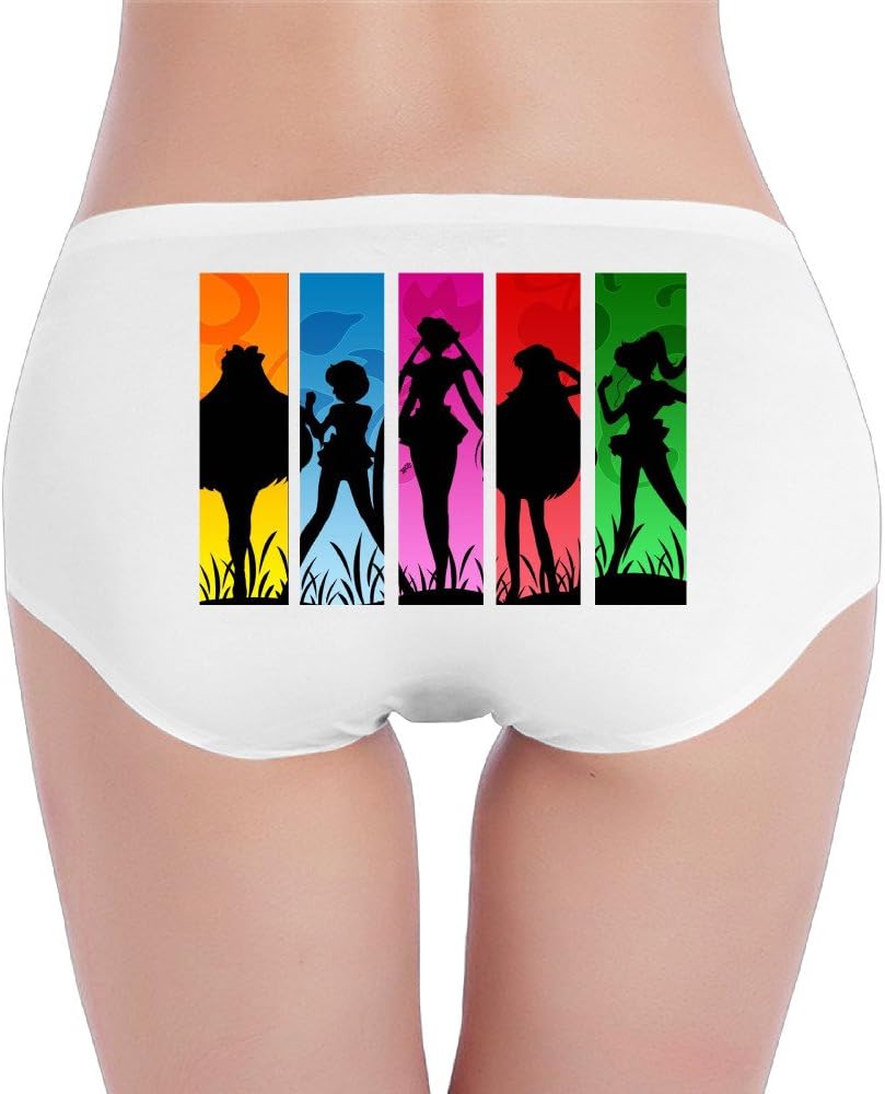 Sailor Moon White Lady Briefs Panties For Women