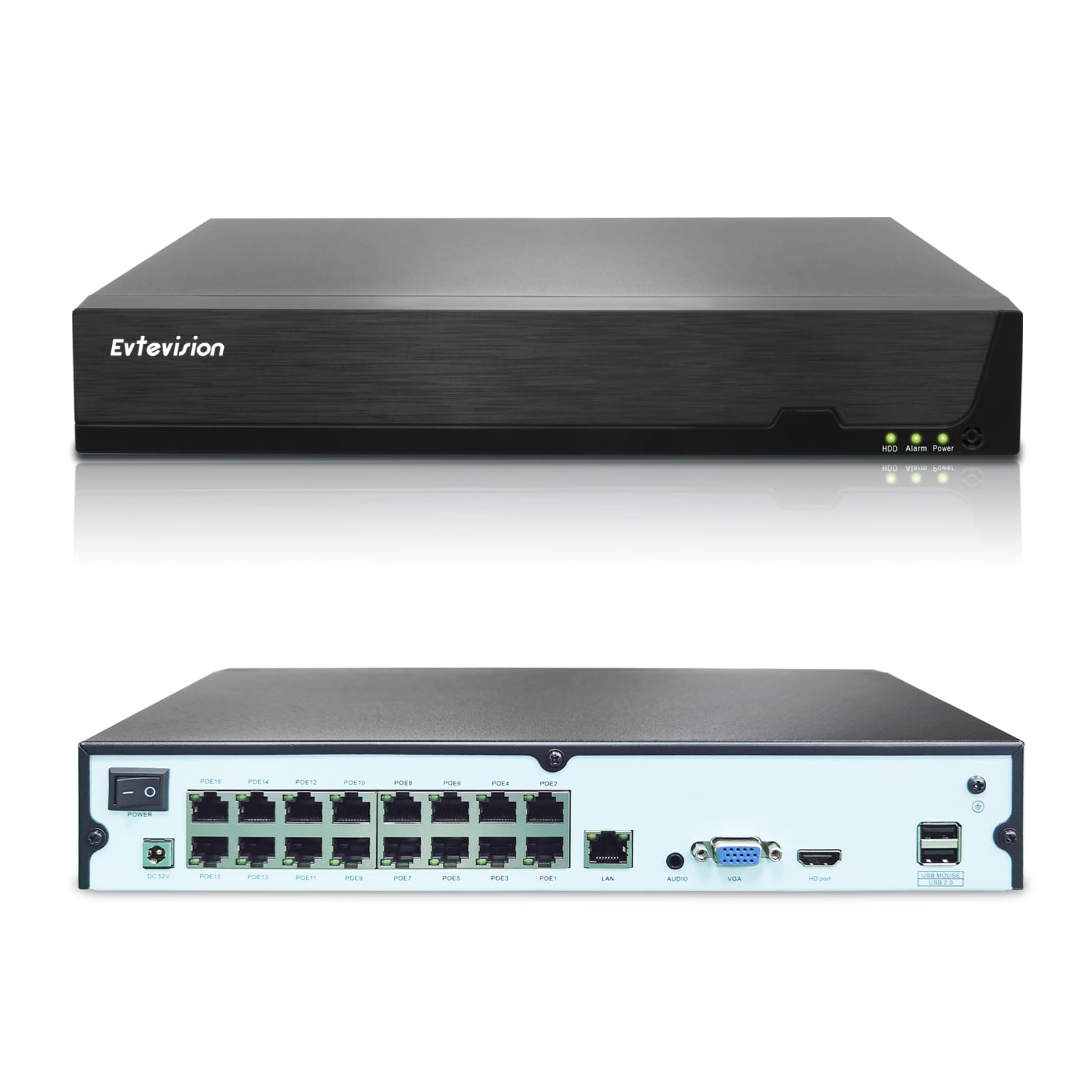 NVR 16 Canali PoE 4K Per Videosorveglianza - Registratore Di Rete Con 16 Porte PoE - Foto 6