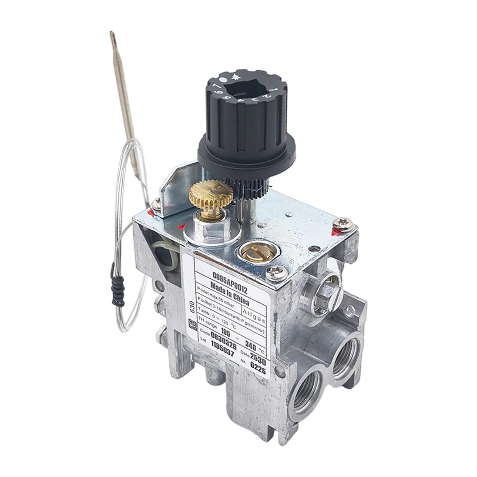 Gasregelventilbaugruppe mit integrierter Montagehalterung