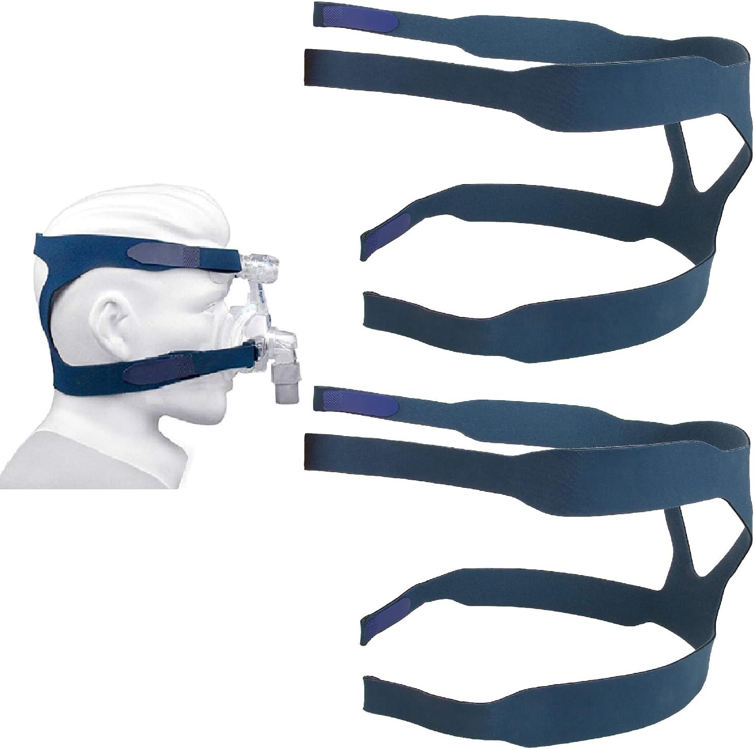 2 Packs Universal Headgear Full Mask Replace Part