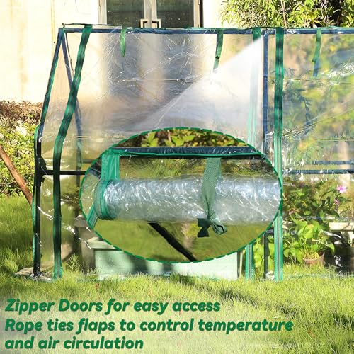 Gardzen Mini Greenhouse 71.7"(L) x36.2(W) x42.5(H) - Image 2