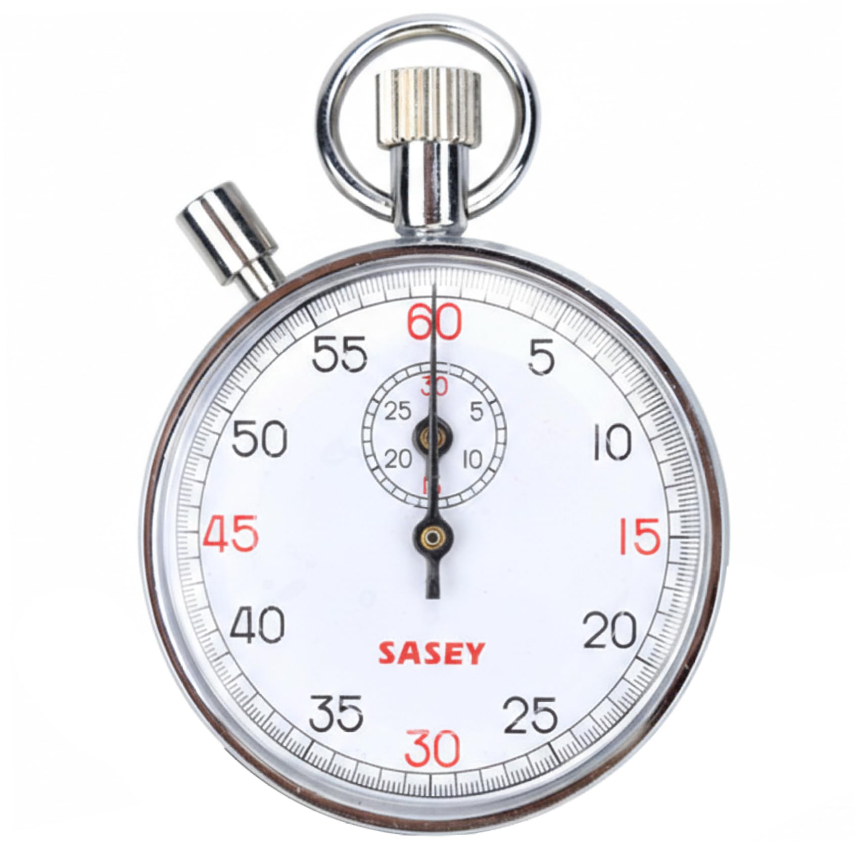Xdyyjrasa 60S Mechanical Stopwatch Handheld Analog Stopwatch With Pause Stainless Steel Stop Watches Timer For Sports Referee Running Cycling Count