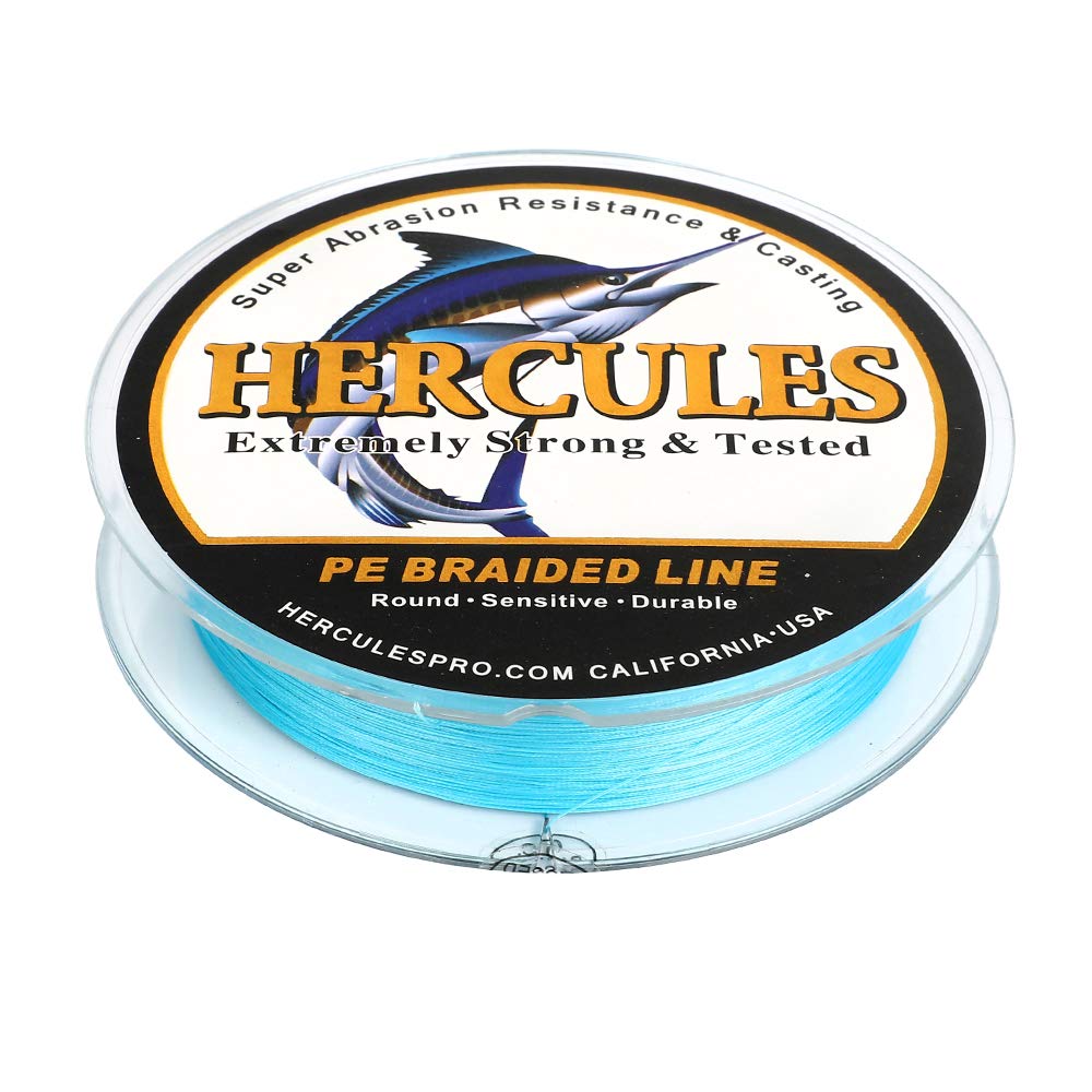 Hercules Super Cast 10-300lbs Ligne de pêche tressée 100-2000m 109-2187yds Test pour Les Lignes de Poisson Tresse PE d'eau salée Superline 8 brins - 5