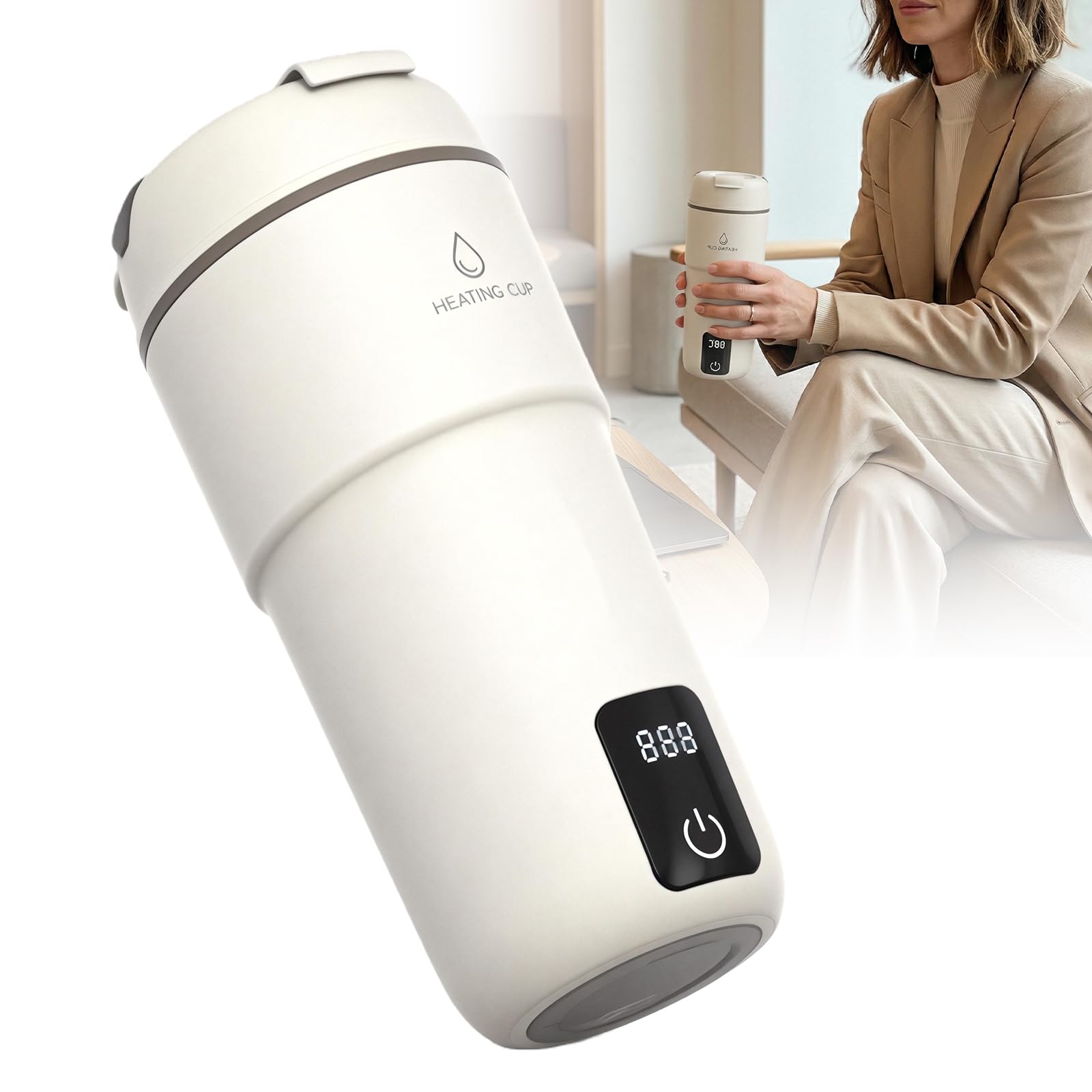 Bollitore elettrico portatile da viaggio, 350 ml, con regolazione della temperatura a 4 livelli, mini bollitore, 220 V, 300 W, piccolo bollitore da viaggio per ufficio, viaggi, casa