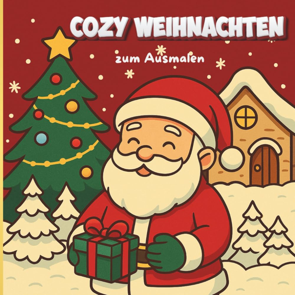 COZY Weihnachten: 35 süße Weihnachtsmotive zum Ausmalen