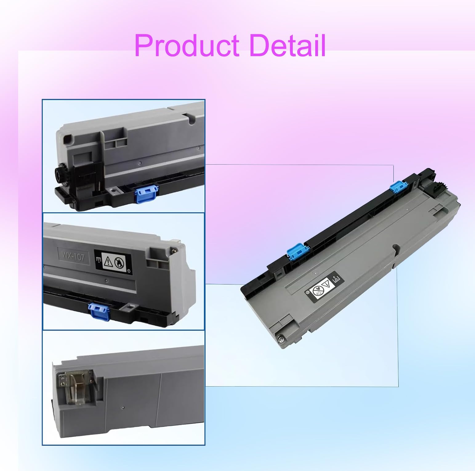 Wymienny pojemnik na zużyty toner WB-P10 do drukarek Konica Minolta Bizhub 4050I, 4051I, 4700I, 4701I, 4750 WB-P10 ACTE011 ACTEWY1 pojemnik na atrament