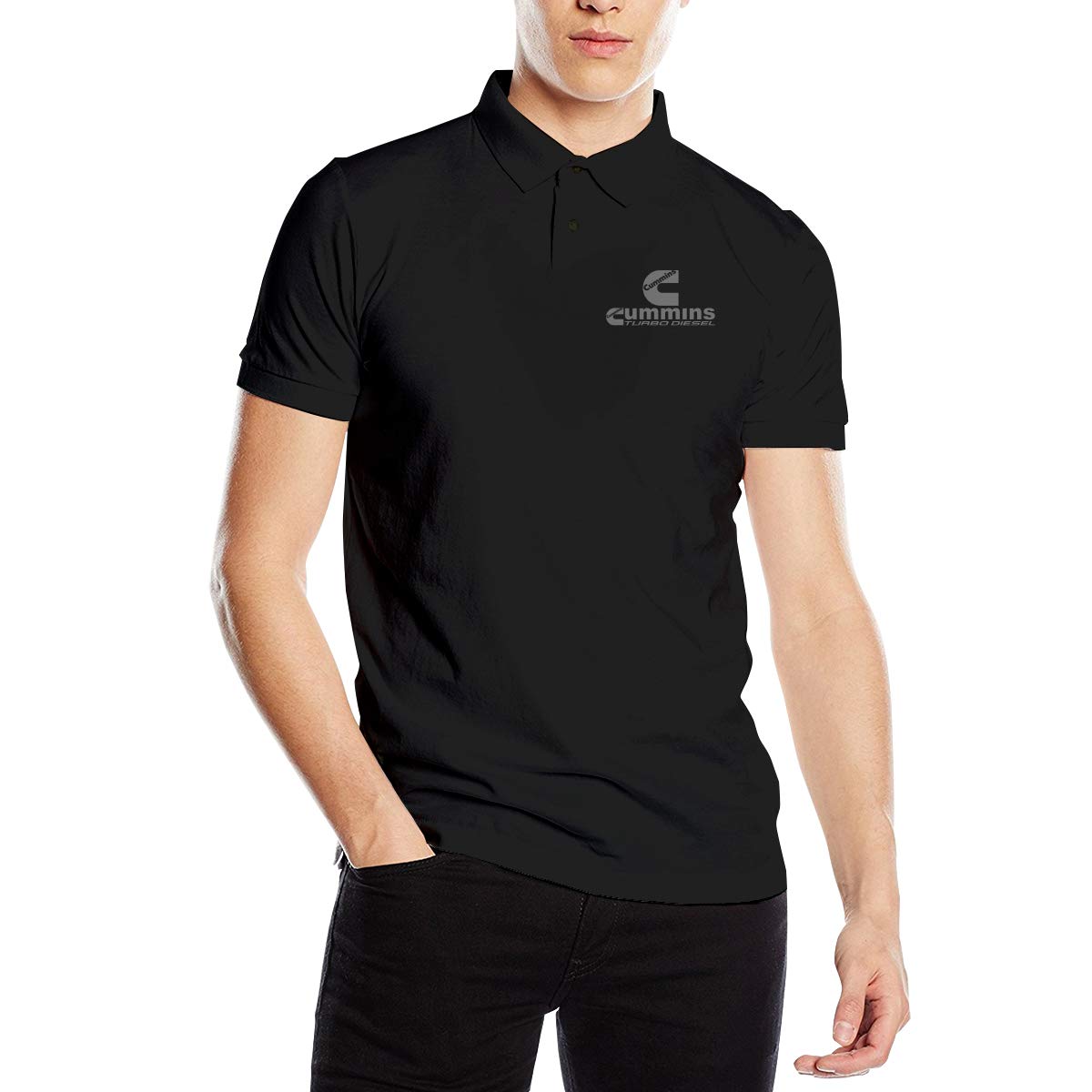 Cummins Turbo Diesel Mens Polo Shirts Quick-Drying Comfort for Outdoor Sports