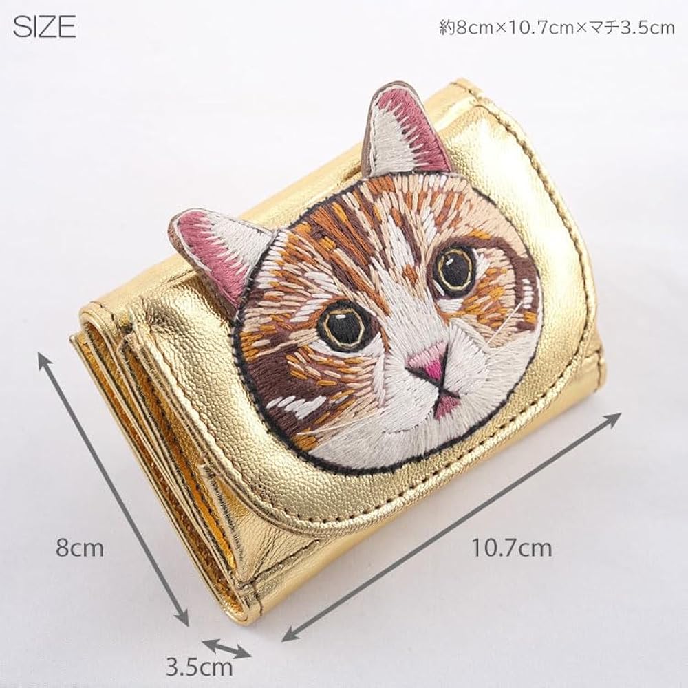 Amazon | タマオワールド ねこミニ財布 WAL3516 ハナカラクサ