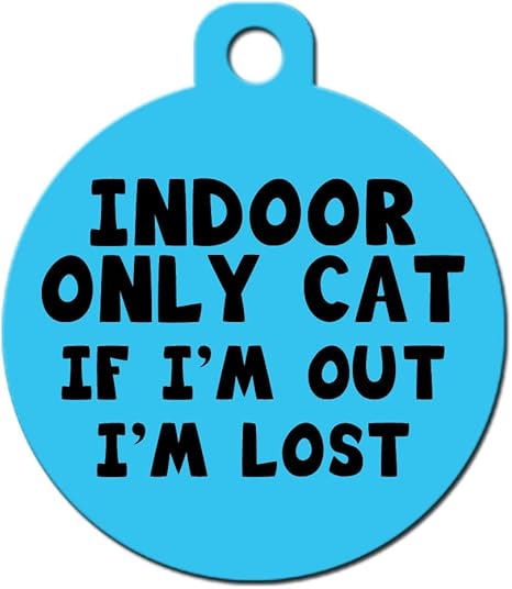 Indoor cat tag Clearance
