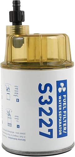 Vista 26 de CARMOCAR Conjunto de filtro de separador de agua de combustible marino S3213 Elemento de filtro con cuenco de recolección de repuesto para motor