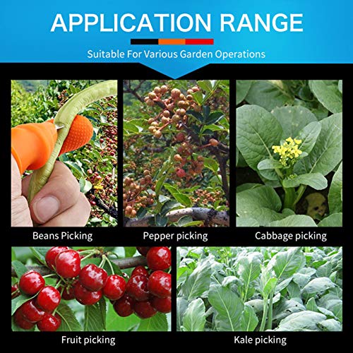 ARURA (LABEL) Thumb Cutter Separator Finger Tools Picking Device Cutting Tool For Garden Harvesting Plant Gardening