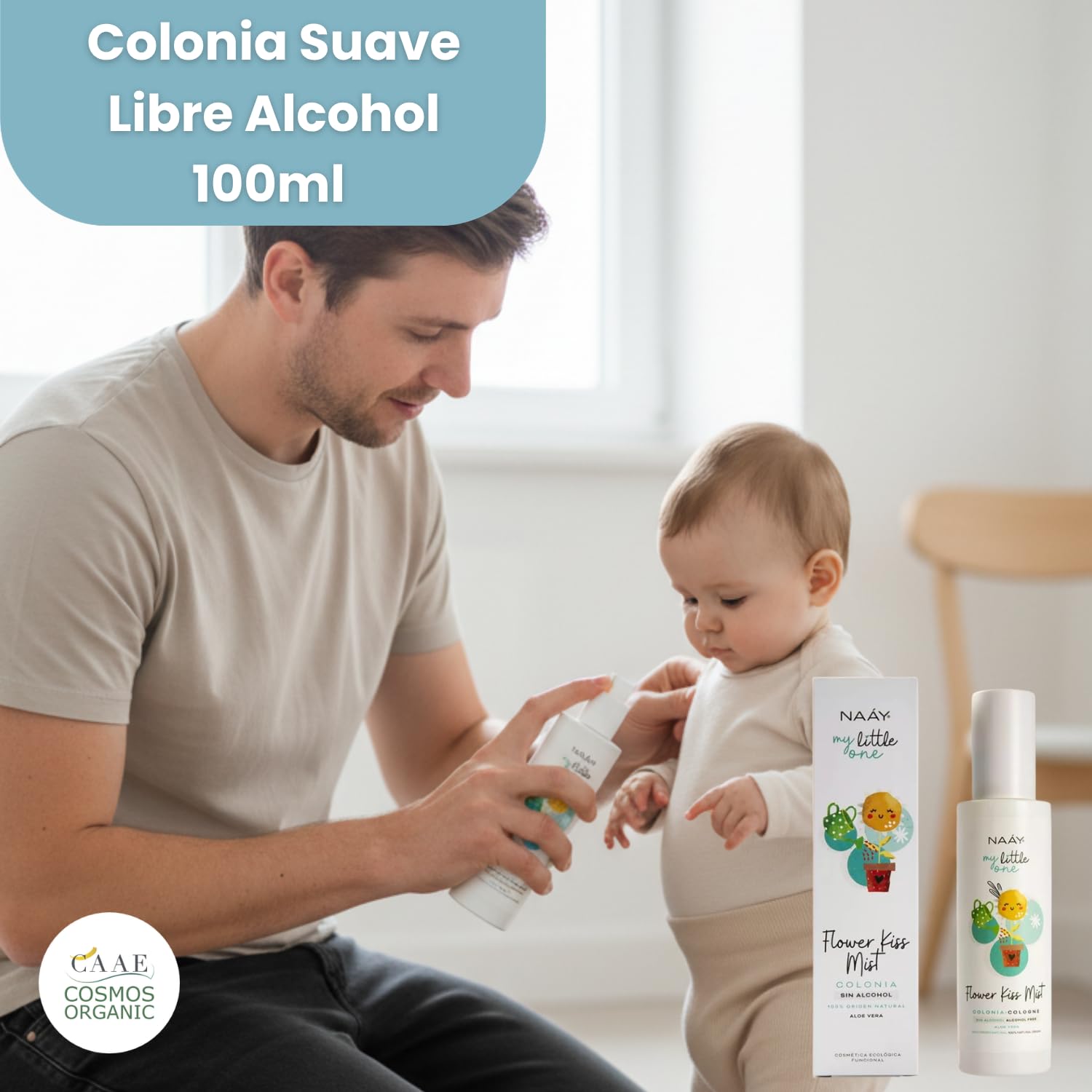 Canastilla Bebé Recién Nacido Burbujas con Manta | Manta muselina 80x100, rulo bordado, chupete y pinza con nombre, muselina 75x75, patucos y agua perfumada