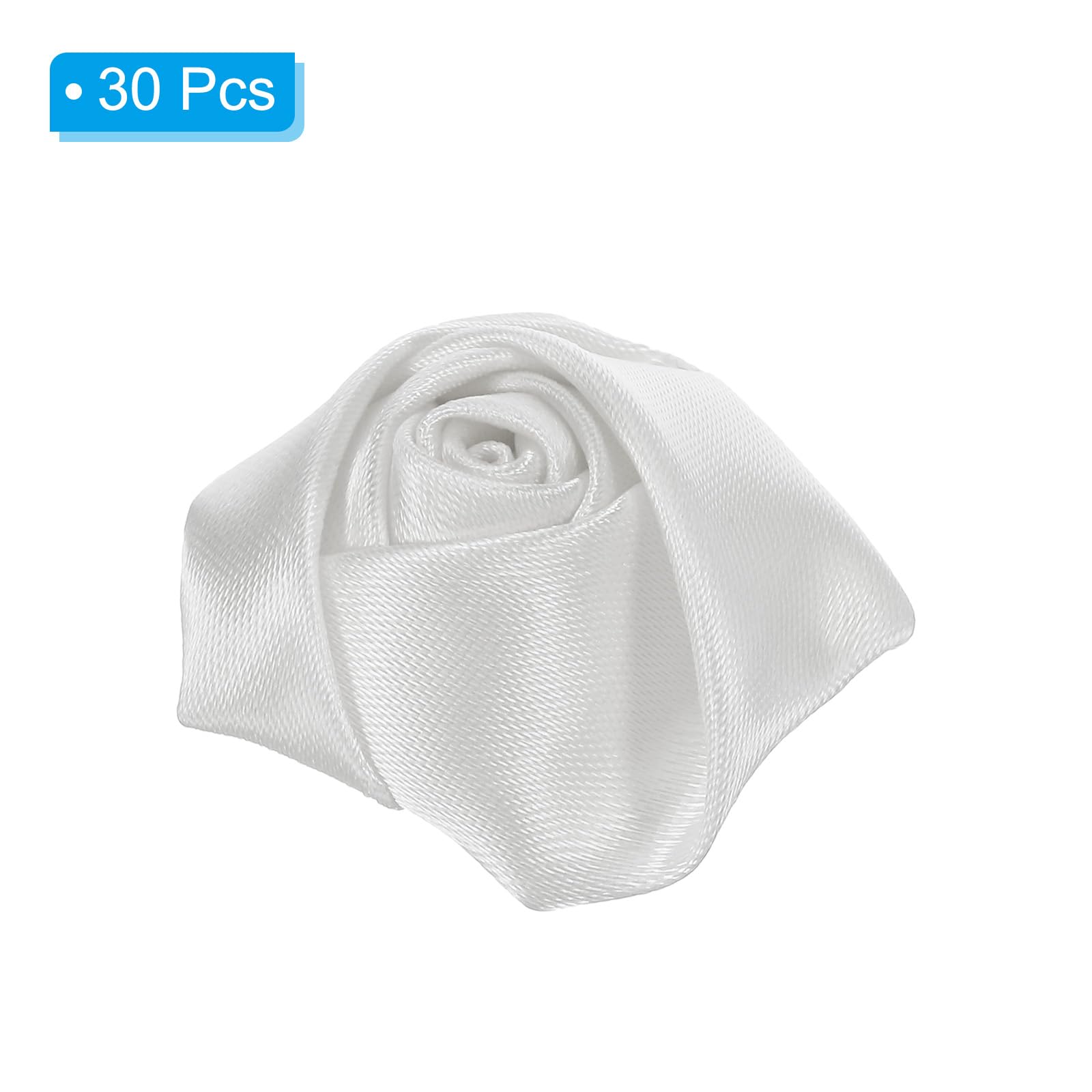 PATIKIL 1.6" Satin Ribbon Roses - Image 3