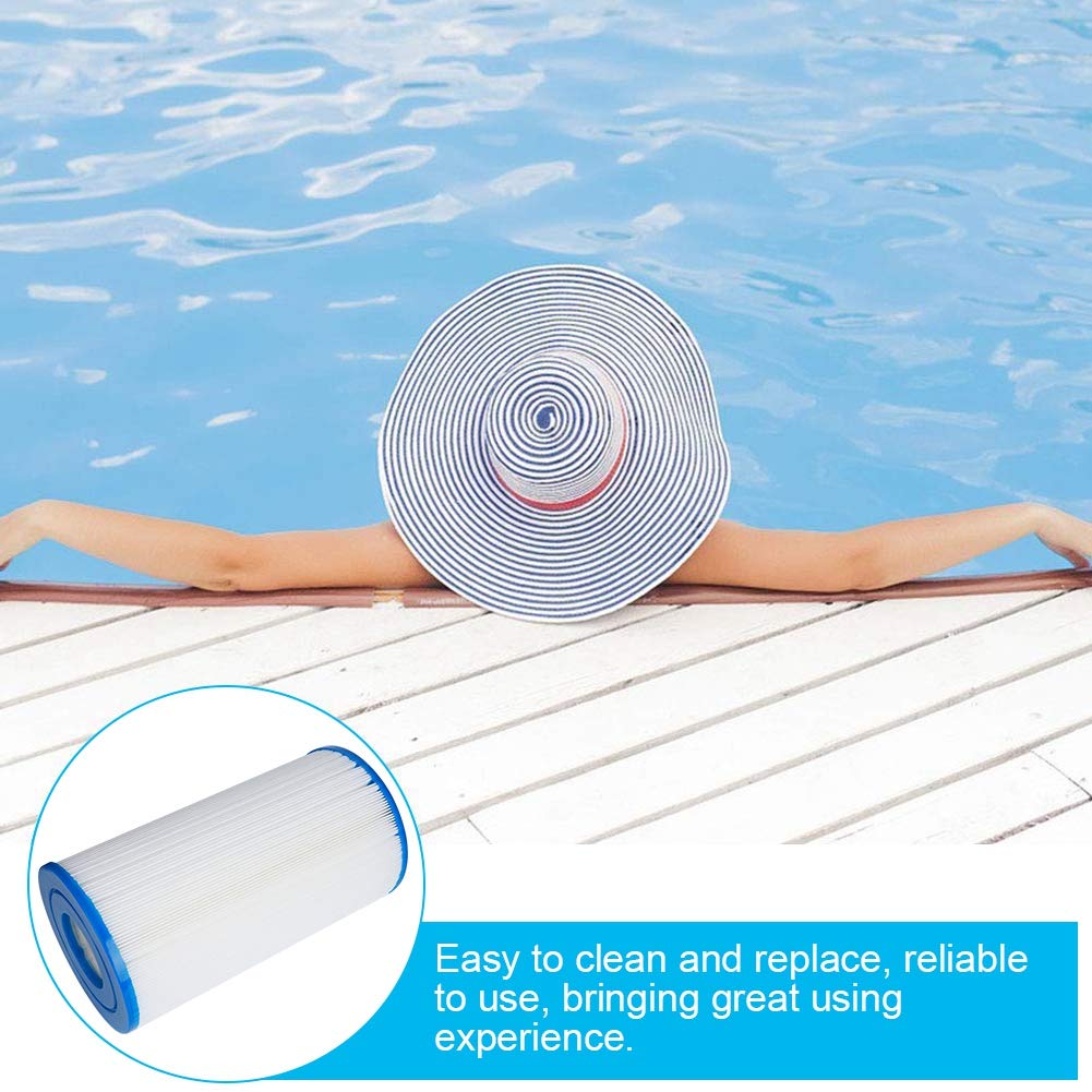 Tbest Cartuccia Filtro, Cartuccia Filtro Piscina, FD2002 Spa Filtro Cartuccia Sostituzione detergente Accessori Piscina Bianca
