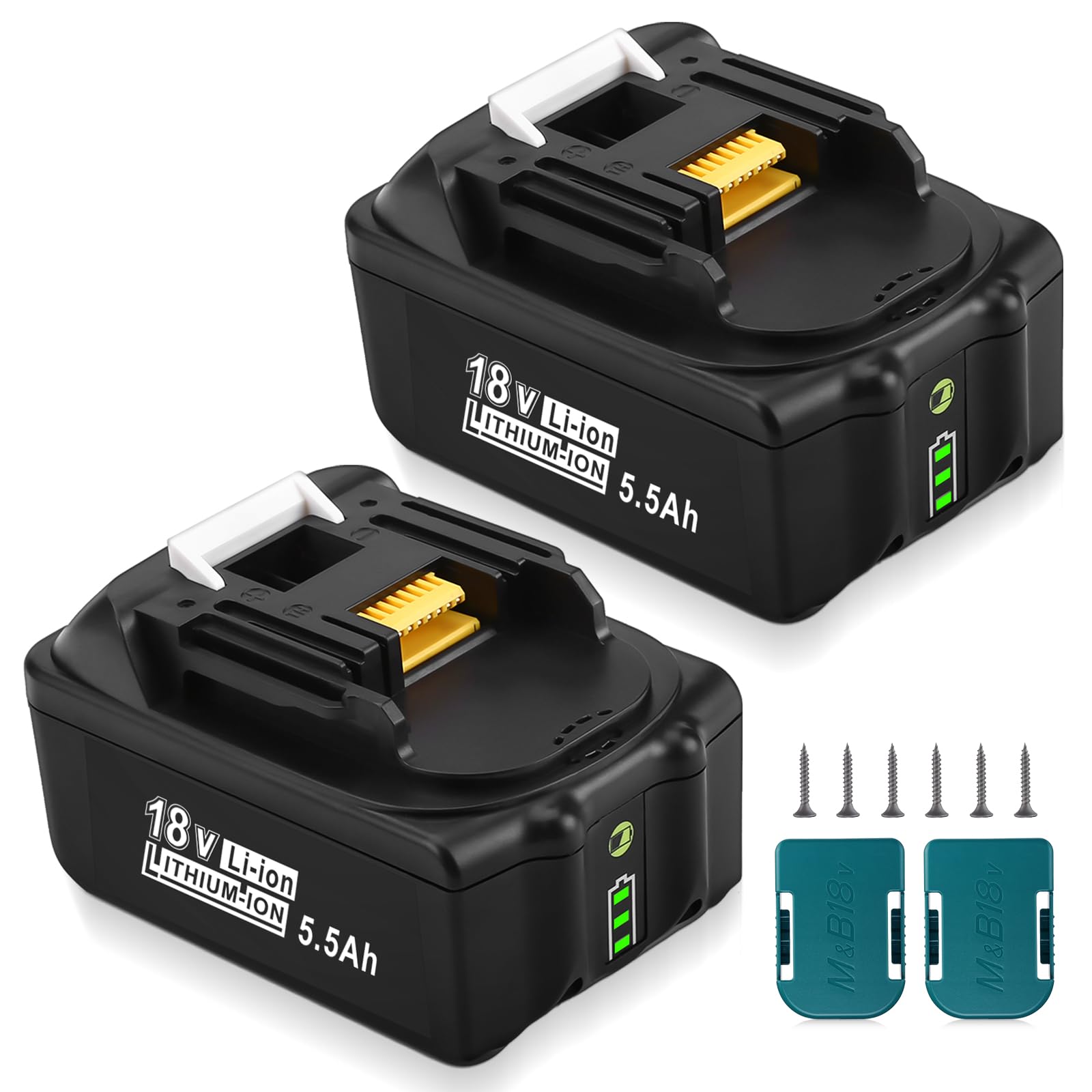 Amazon.co.jp: UTRBATT 互換 マキタ 18v バッテリー BL1860B 5500mAh 