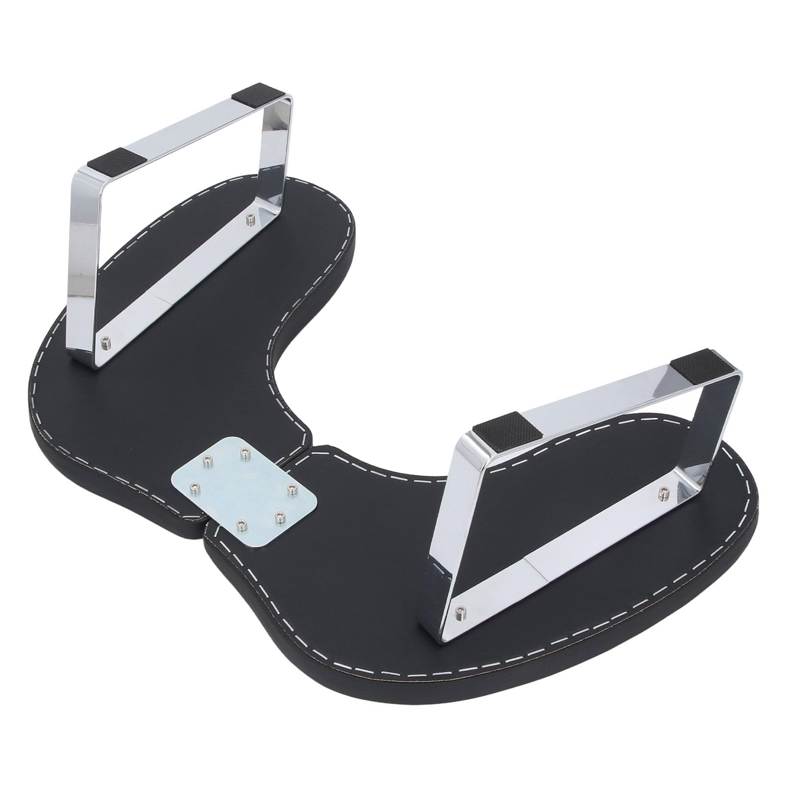 Cryfokt Reposabrazos para Uñas Cojín de PU Suave en Forma de U para una Cómoda Experiencia de Manicura en Casa o Salón 2 Unidades (BLACK)