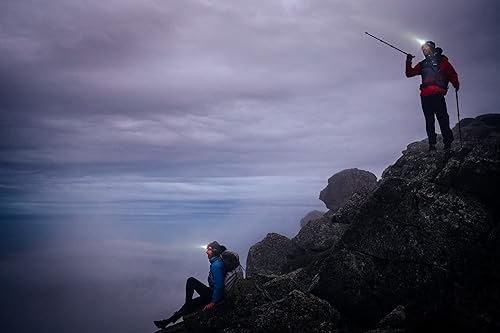 Miniatura 8 de PETZL ACTIK - Potente luz de 450 lúmenes con iluminación roja, para senderismo, escalada, correr y acampar, color gris