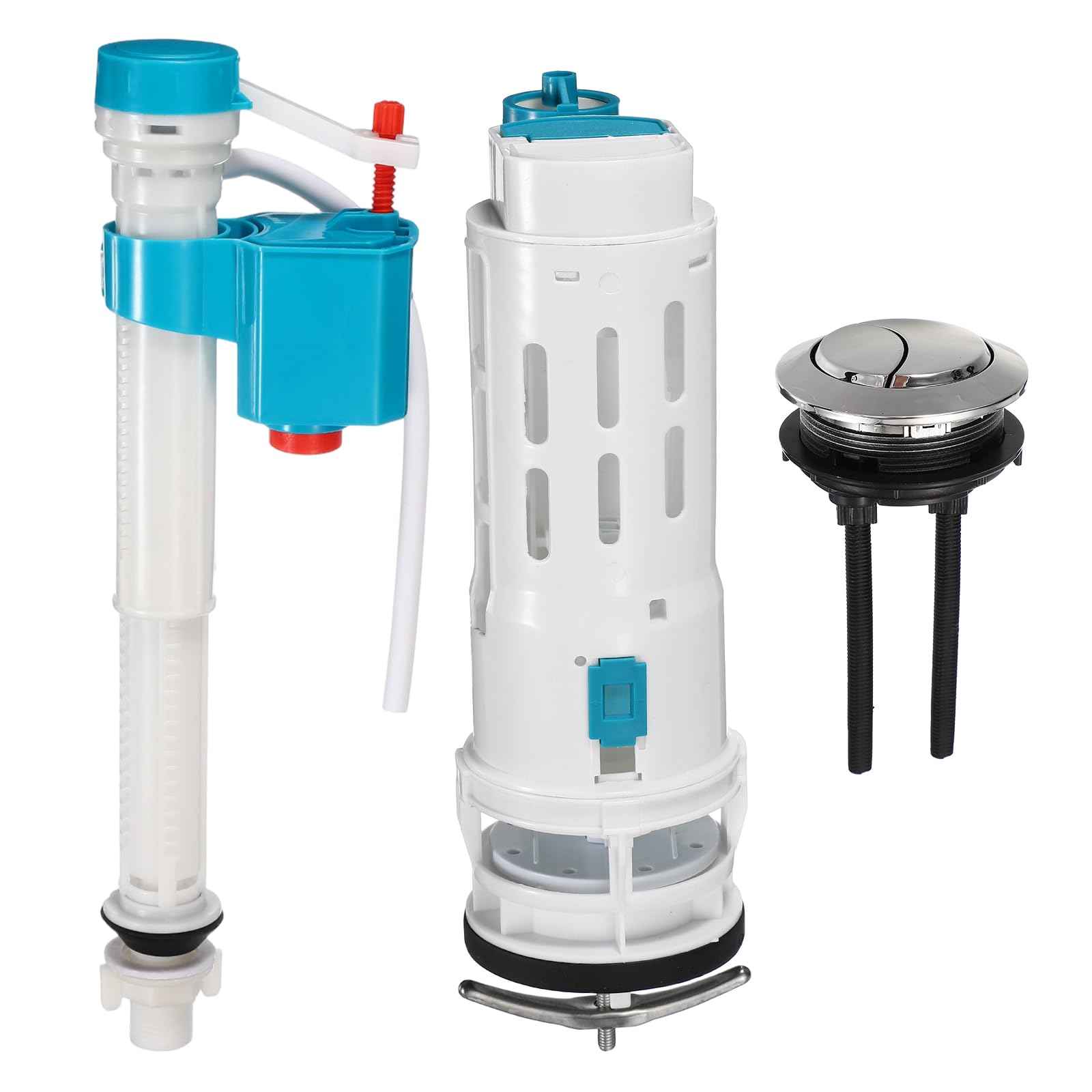 Valve de chasse d'eau double flux à grand débit avec bouton 5,6 cm
