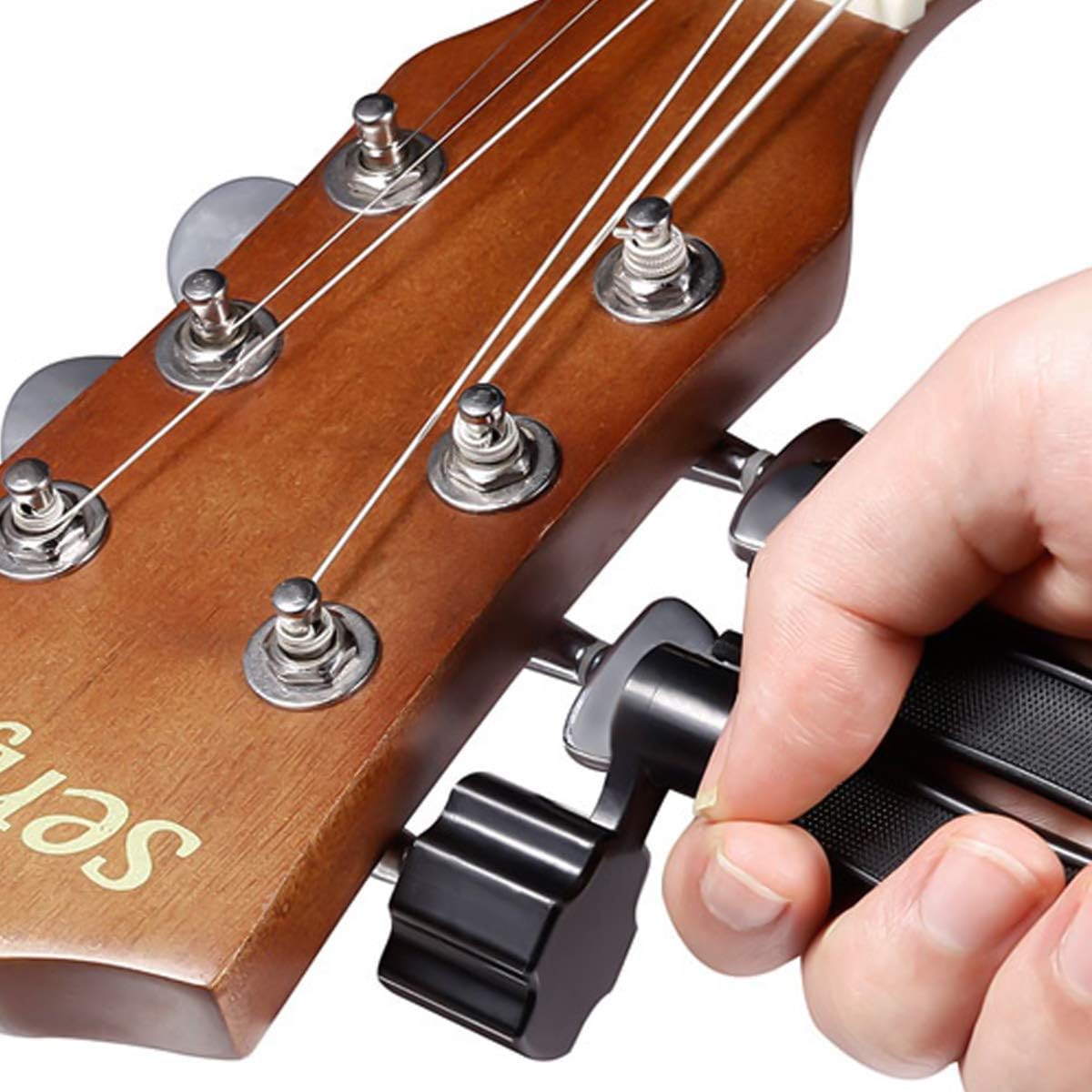 Nawijarka strun gitarowych, 2 szt. 3 w 1, nóż do strun gitarowych i mostek, narzędzia do naprawy gitary, akustyczne narzędzie do nawijania strun gitarowych, basu, skrzypiec, ukulele