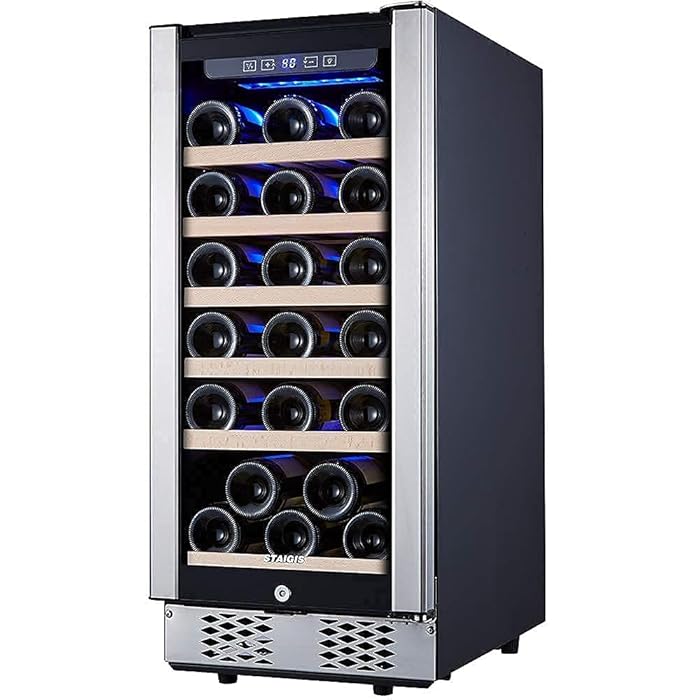 Buy STAIGIS Wine Cooler, 15 inch Wine Fridge w/ 30 bottles Capacity