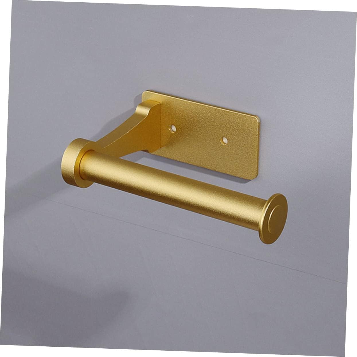 Gold Toilet Paper Holder Wall Mount, Stylish Bathroom Roll Holder for RV & Camper Decor