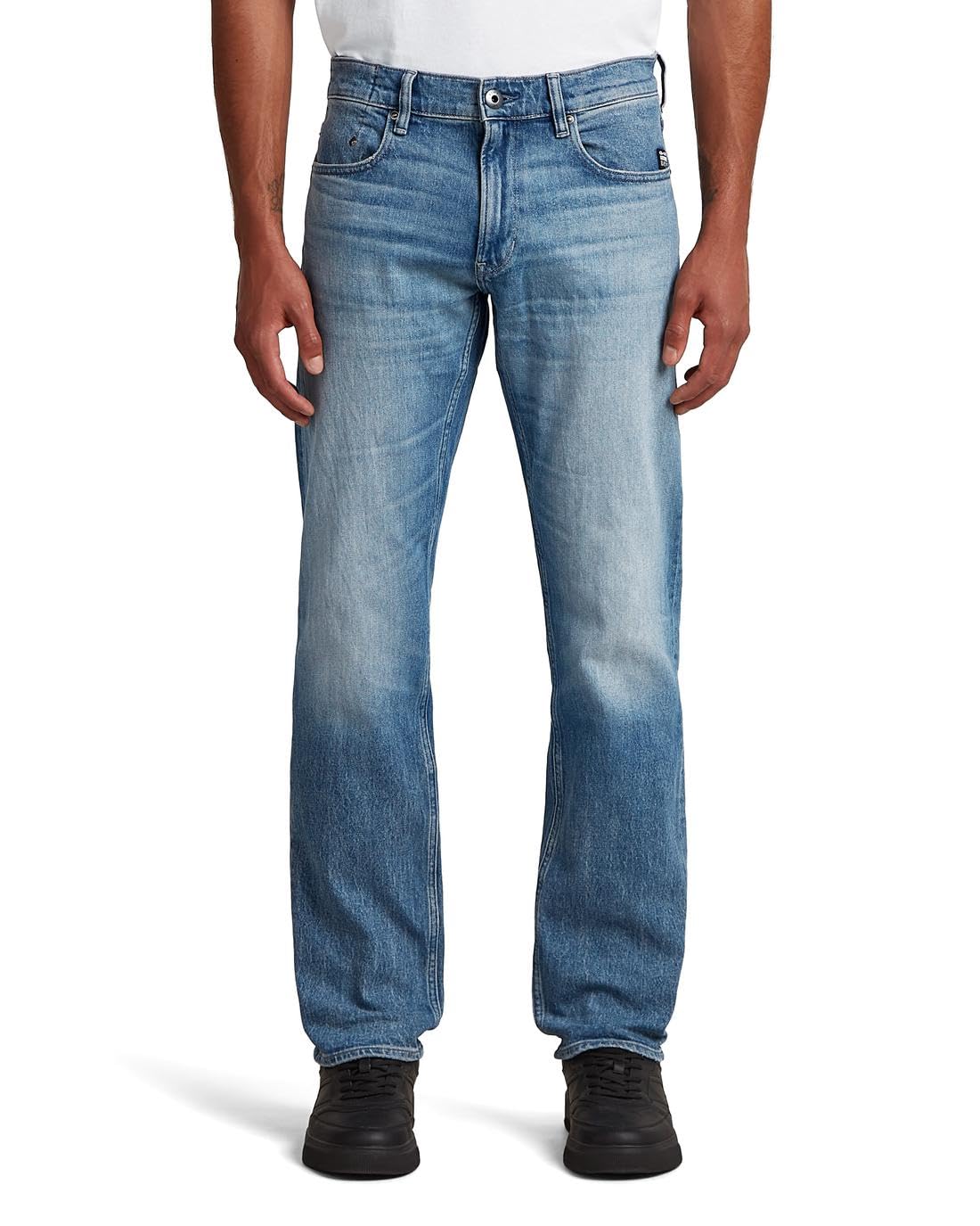 G-Star Men's Mosa Straight Jeans, Blue (sun faded blue donau D23692-D503-G347), 36W / 38L