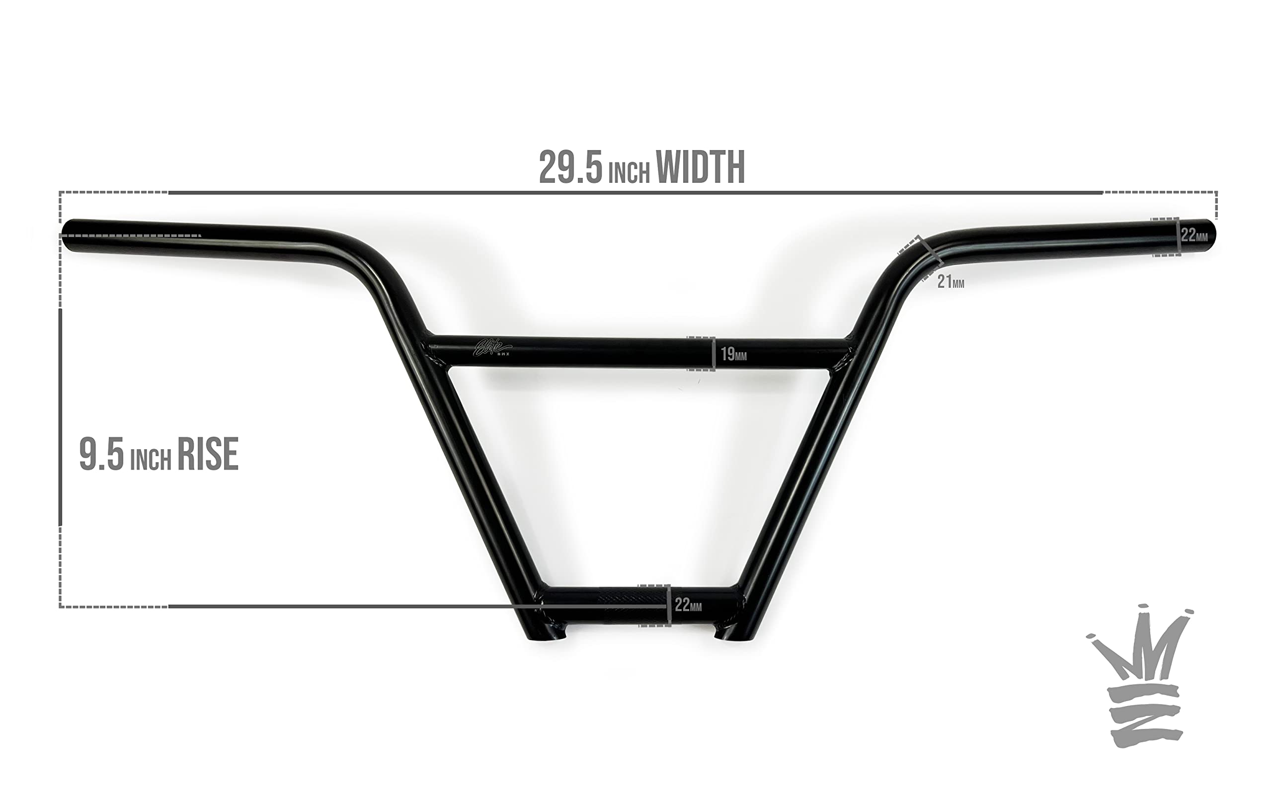Amazon.co.jp: Elite BMX ハンドルバー 4個 クロモリ 4130 