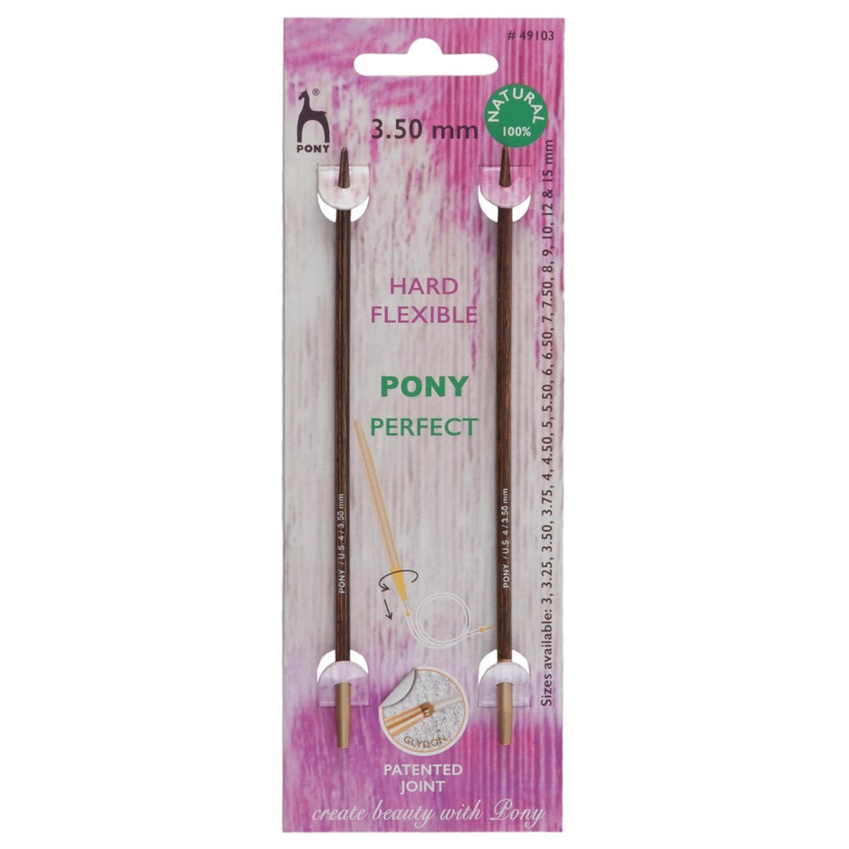 Pony Perfect Circular Interchangeable Knitting Pins - 14Cm x 3.50mm
