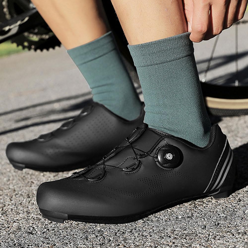 Zapatillas Ciclismo Carretera Zapatillas de Ciclismo, Verano Ligeros Zapatos Bicicleta Montaña Hombre Unisex 36EU-47EU Montaña Calzado Bicicleta con SPD Cleats