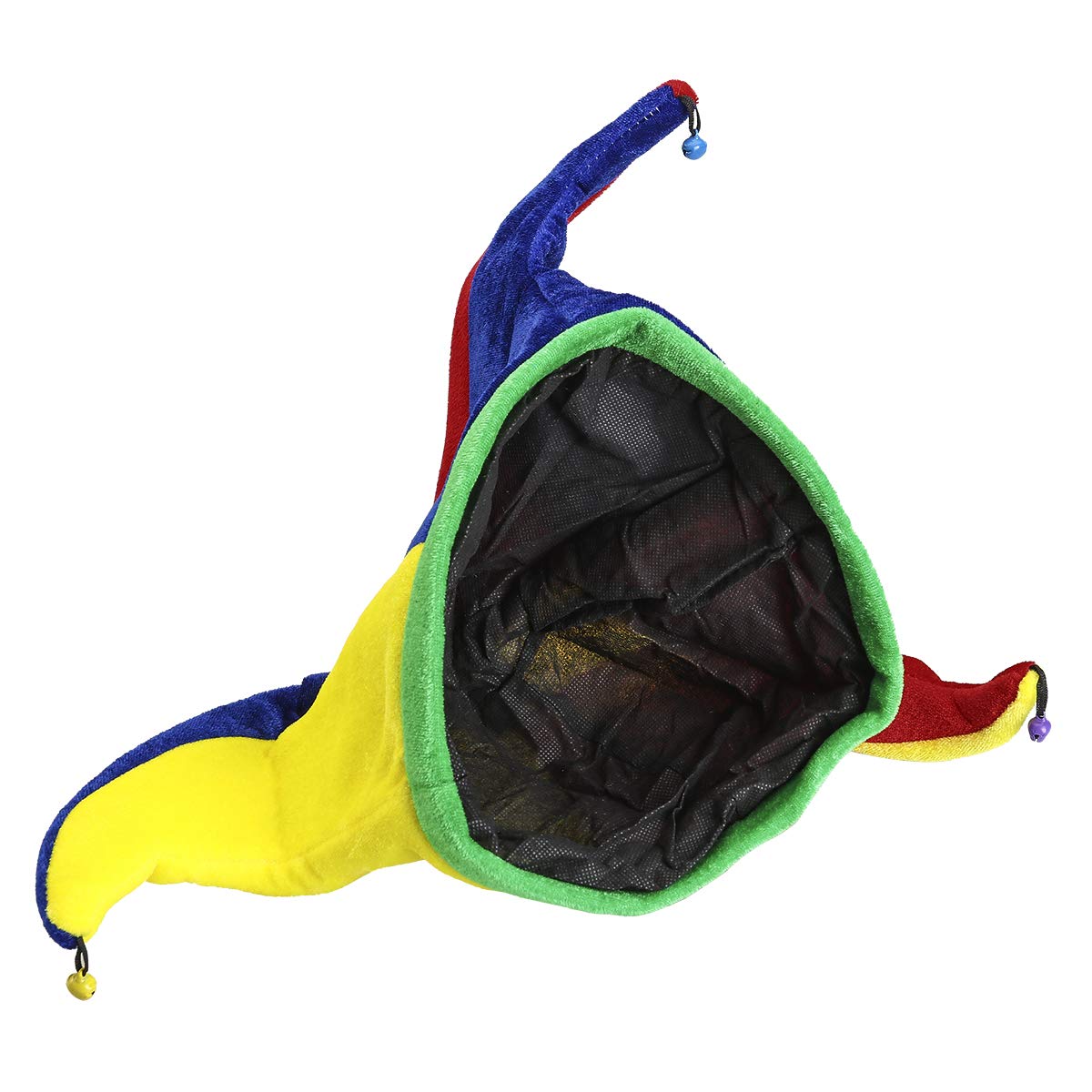 STOBOK Clown Hat for Adults and Kids Lightweight 3-Point Costume Headwear for Parties Stage Performances and Dress up Play 18.5 Inch Size - Image 3