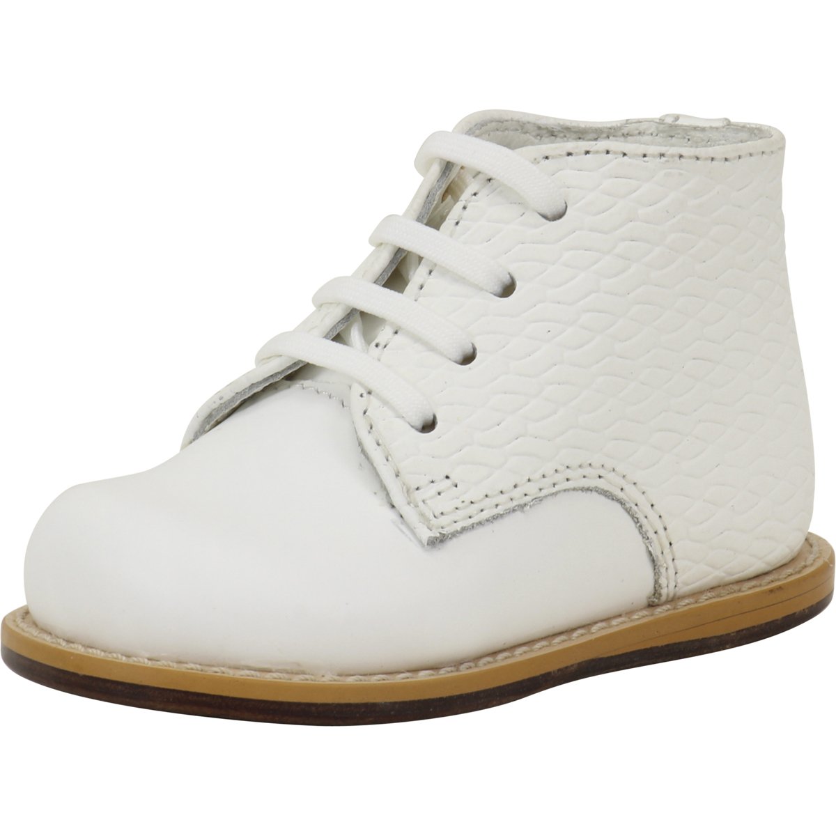 Josmo baby girls Shoe boots, White_wov, 2.5 US