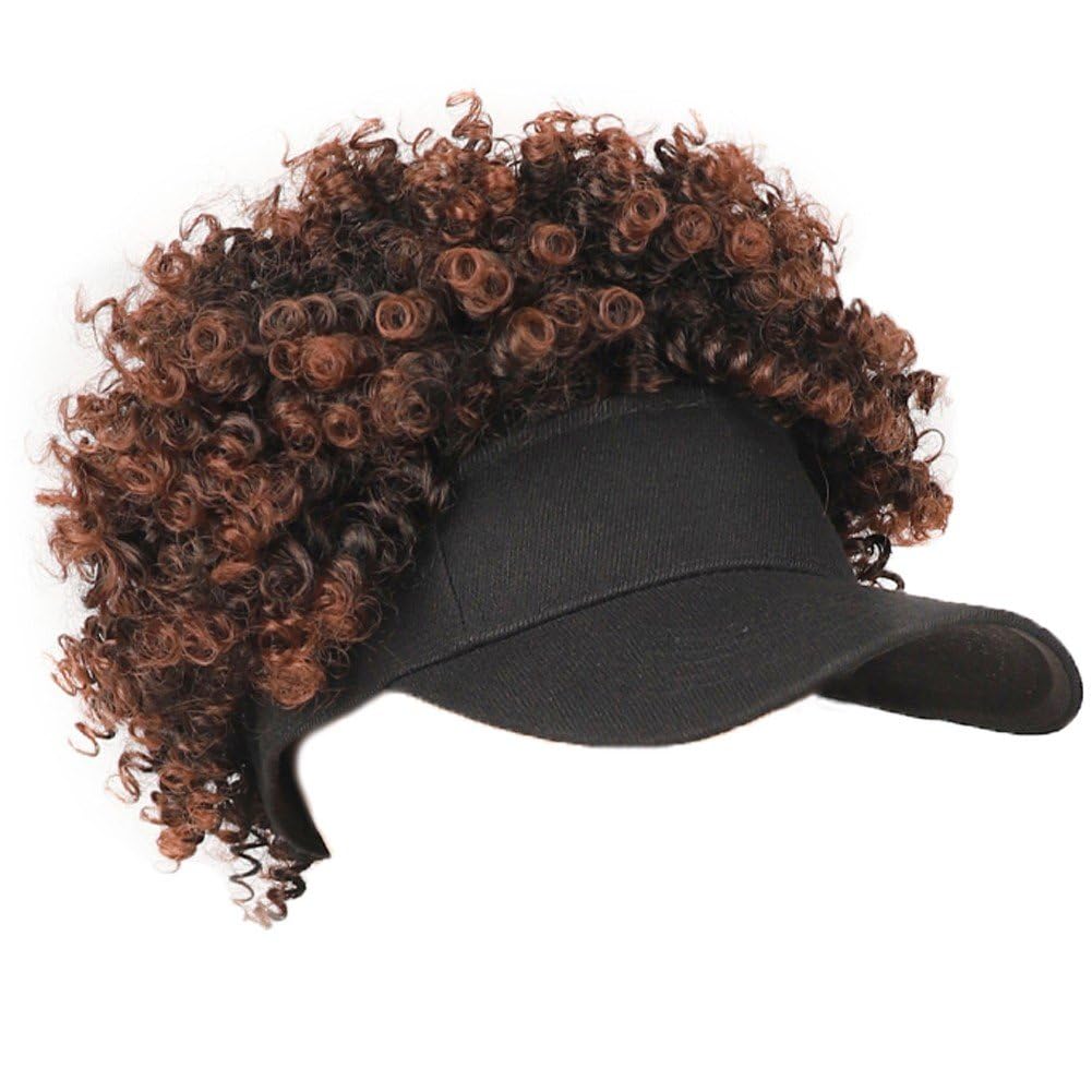 Extensiones de pelo rizado corto con gorra para cambiar de look sin peinarte