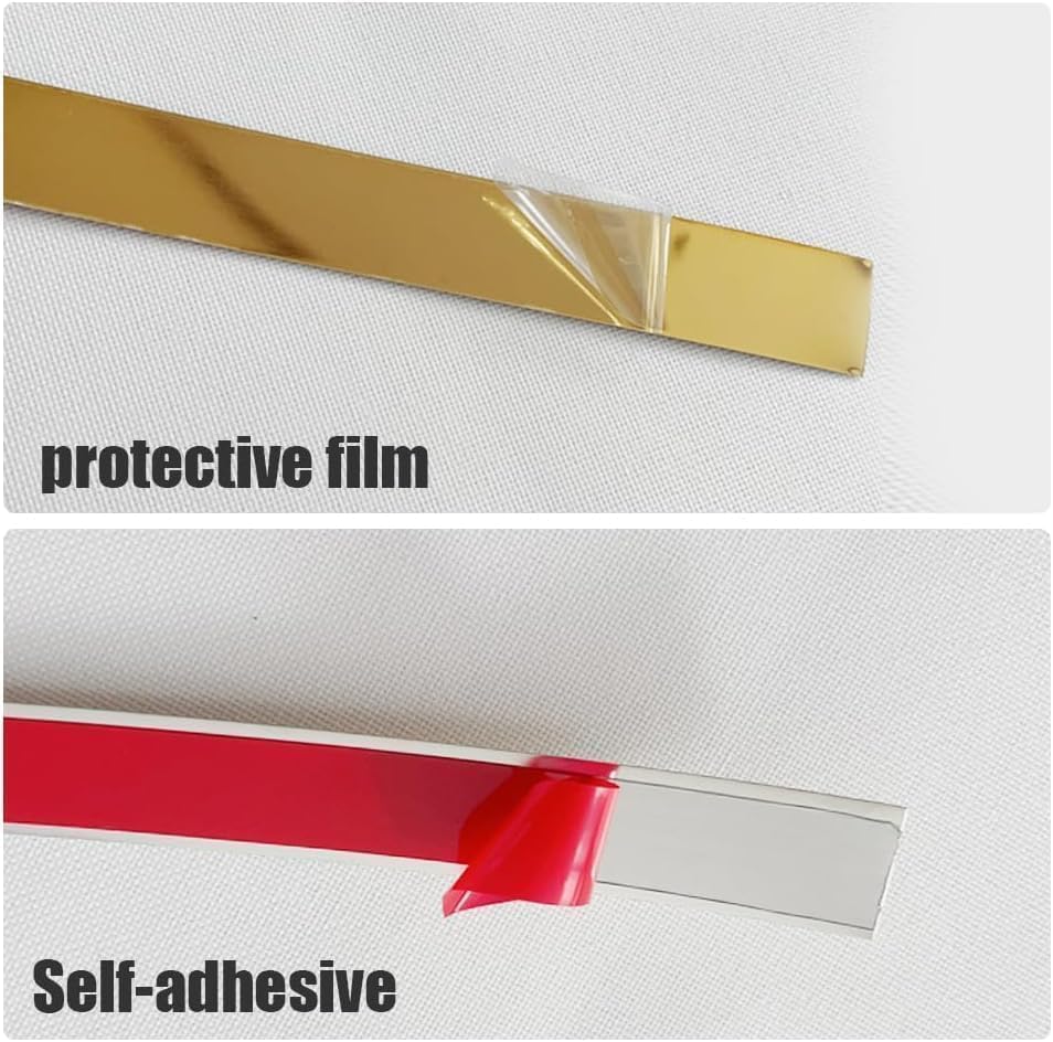 Generic 20mm Gold Trim Strip 16.4ft Roll Pack of 1 - Image 5