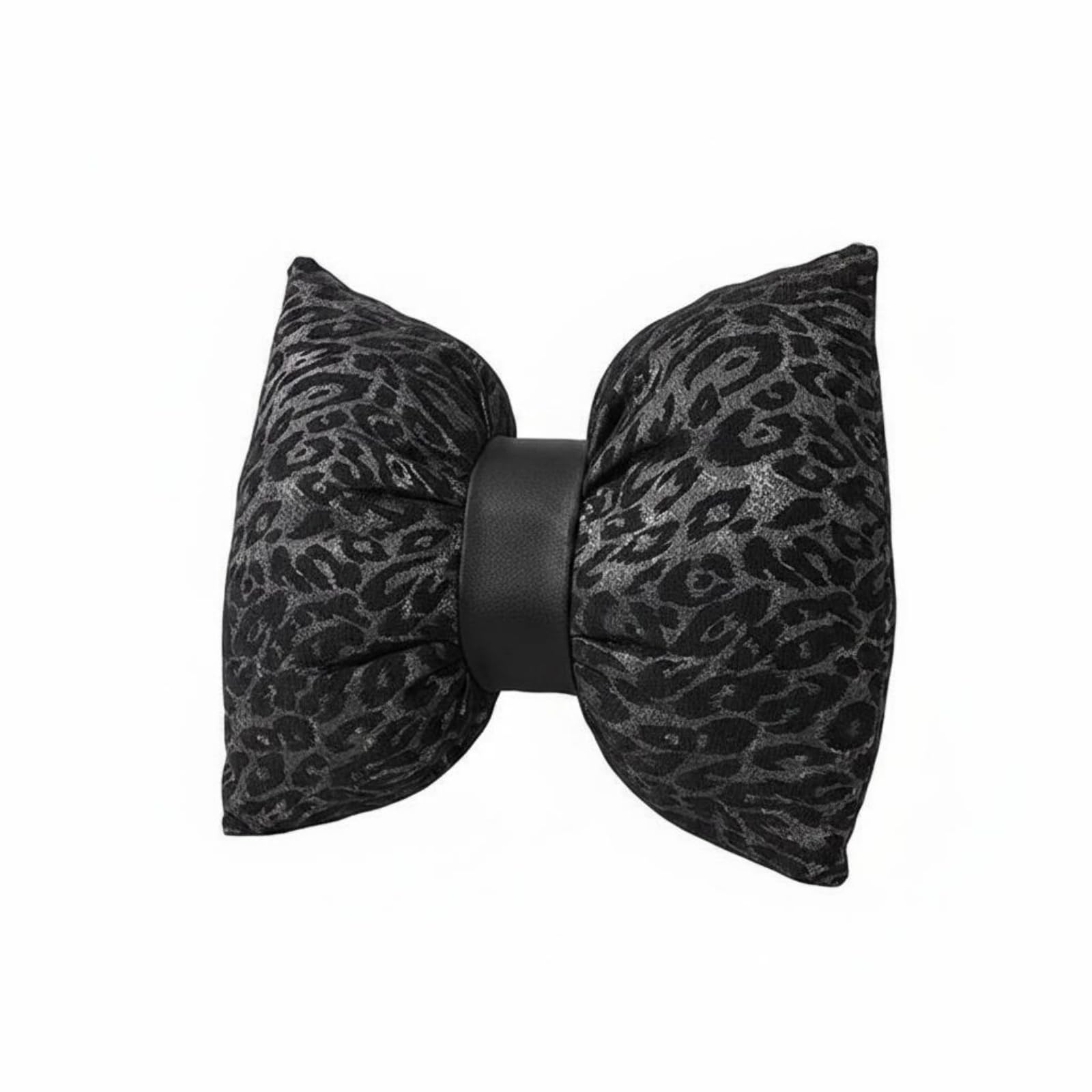 Bow Shaped Butterfly Sofa Cushion Large Leopard Print Cushion Soft Butterfly Pillow Textured, Black | Decorative Nursery Pillows | Nursery Bedding-picture-51