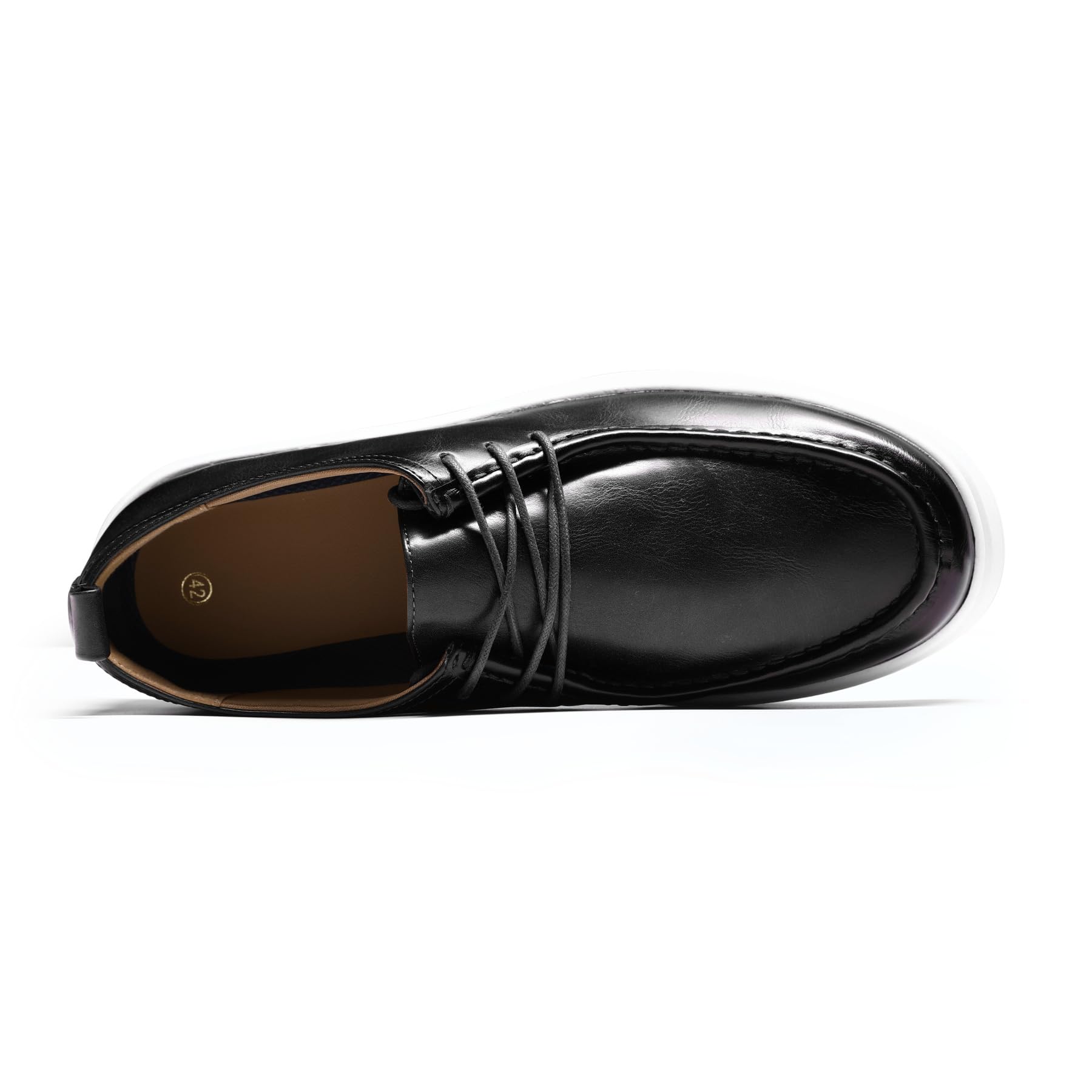 Allthemen Hombre Zapatos De Piel Auténtica para Zapatos Planos Derby con Cordones Estilo Zapatos Oxford para Conducir