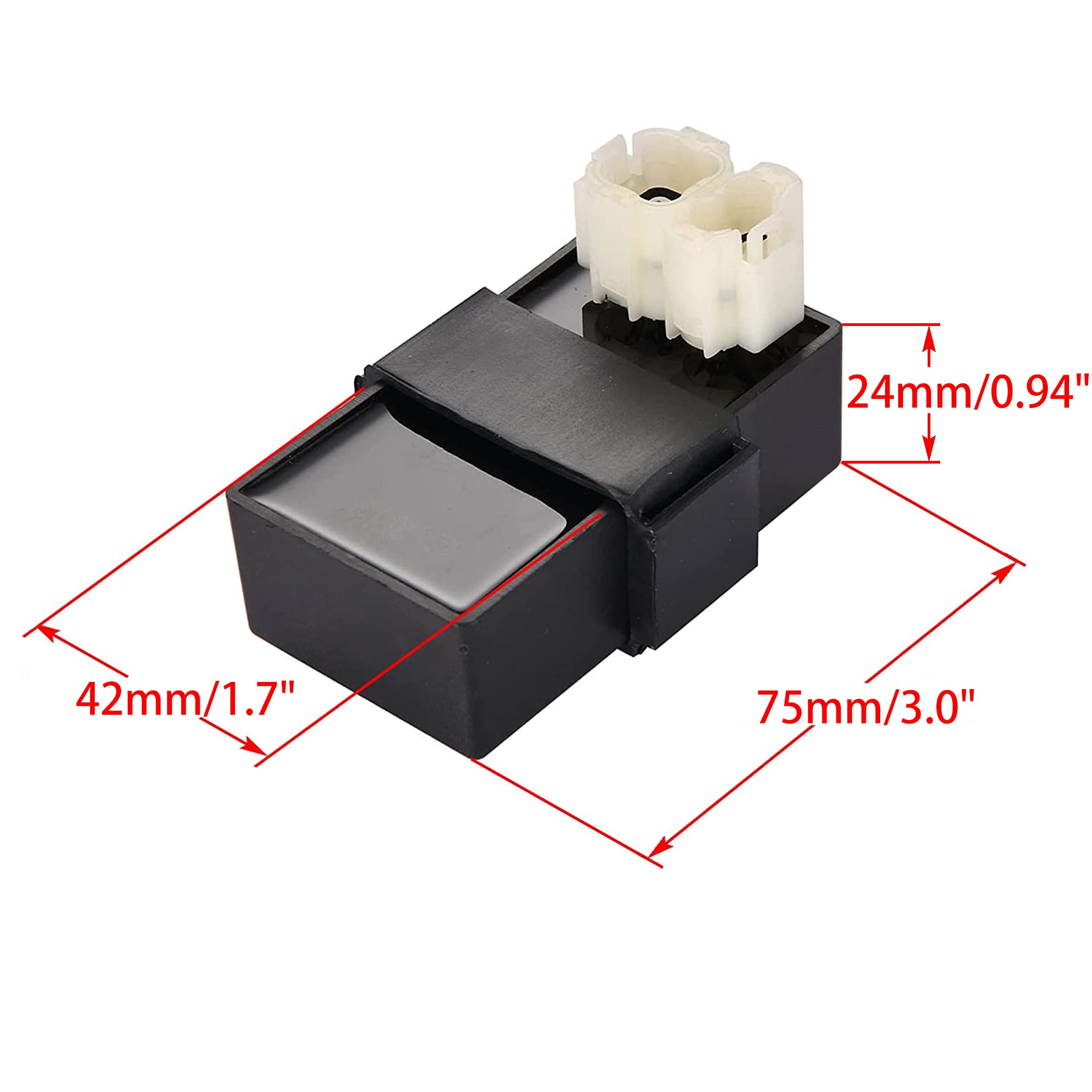 WOOSTAR 6 Pines DC CDI Reemplazo para GY6 49cc 50cc 125cc 150cc CF250 CN250 2001 ATV 4 Wheeler Quad Go Kart Ciclomotor Scooter