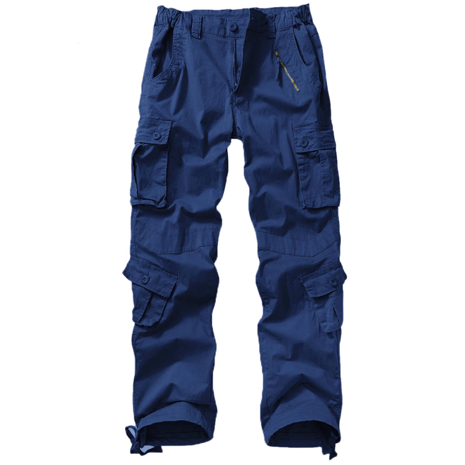 Cargo Pants Women Baggy Camo Tactical Pants Straight Leg Casual Y2K Work Trousers with 9 Pockets No Belt