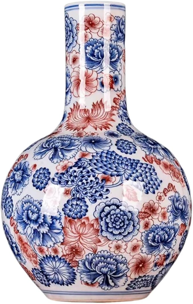 アンティーク 中国 セラドン 花瓶 中国のセラミック花瓶白大型中国の花瓶磁器の花の花瓶中国の