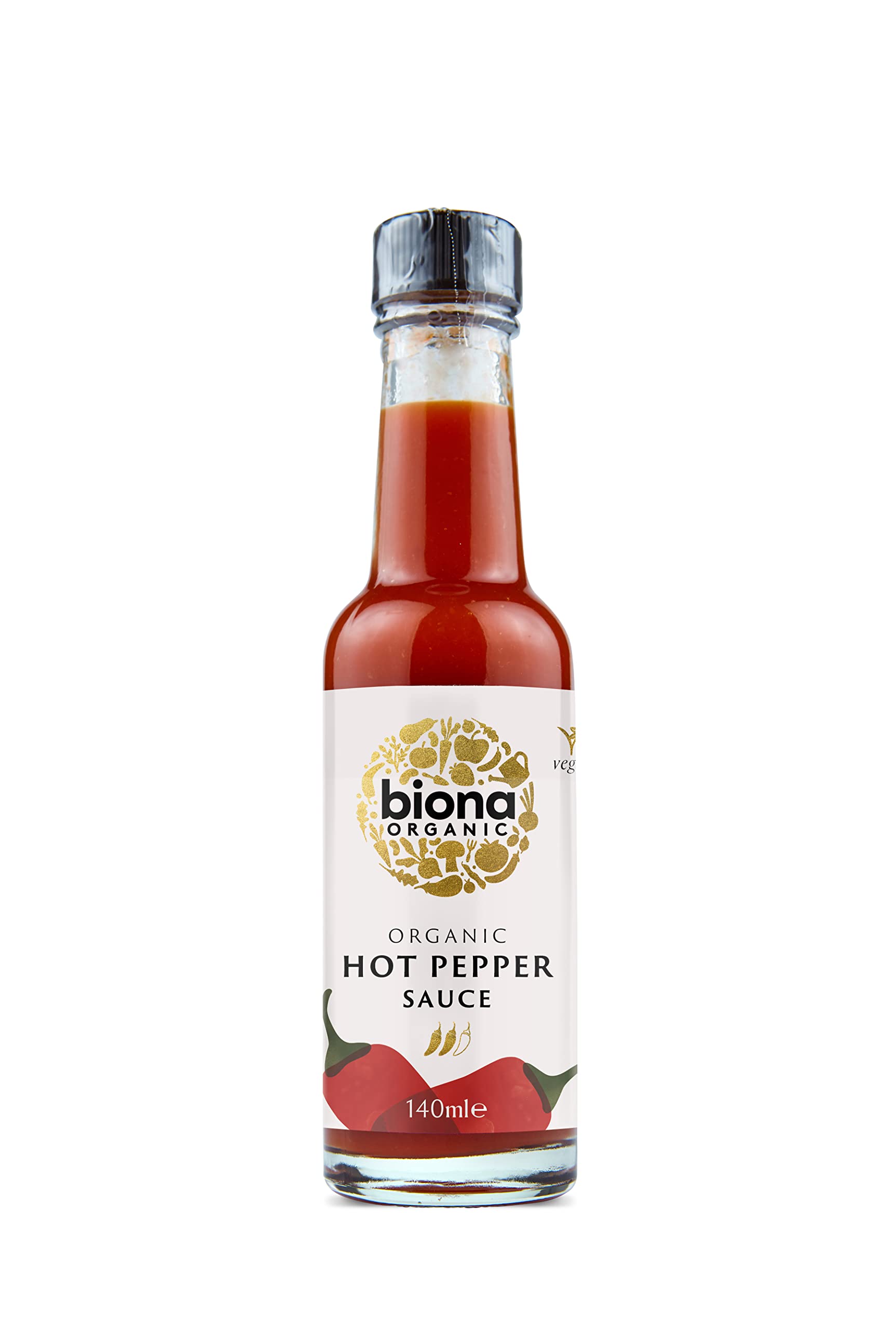 Organic Hot Pepper Sauce, 140ml