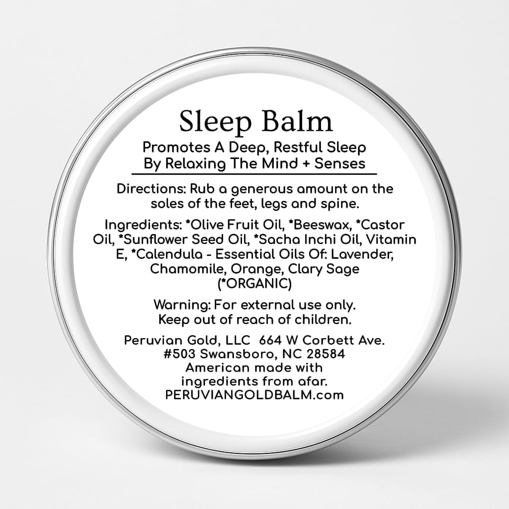 Sleep Better Balm Best Night’s Rest | Supports Healthy Sleep, Safe for All Ages | 2oz | Fair Trade, Non-Toxic, Sustainably Sourced Ingredients