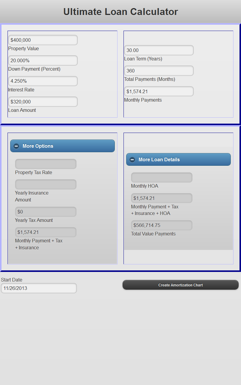 Ultimate Loan Calculator - App on Amazon Appstore